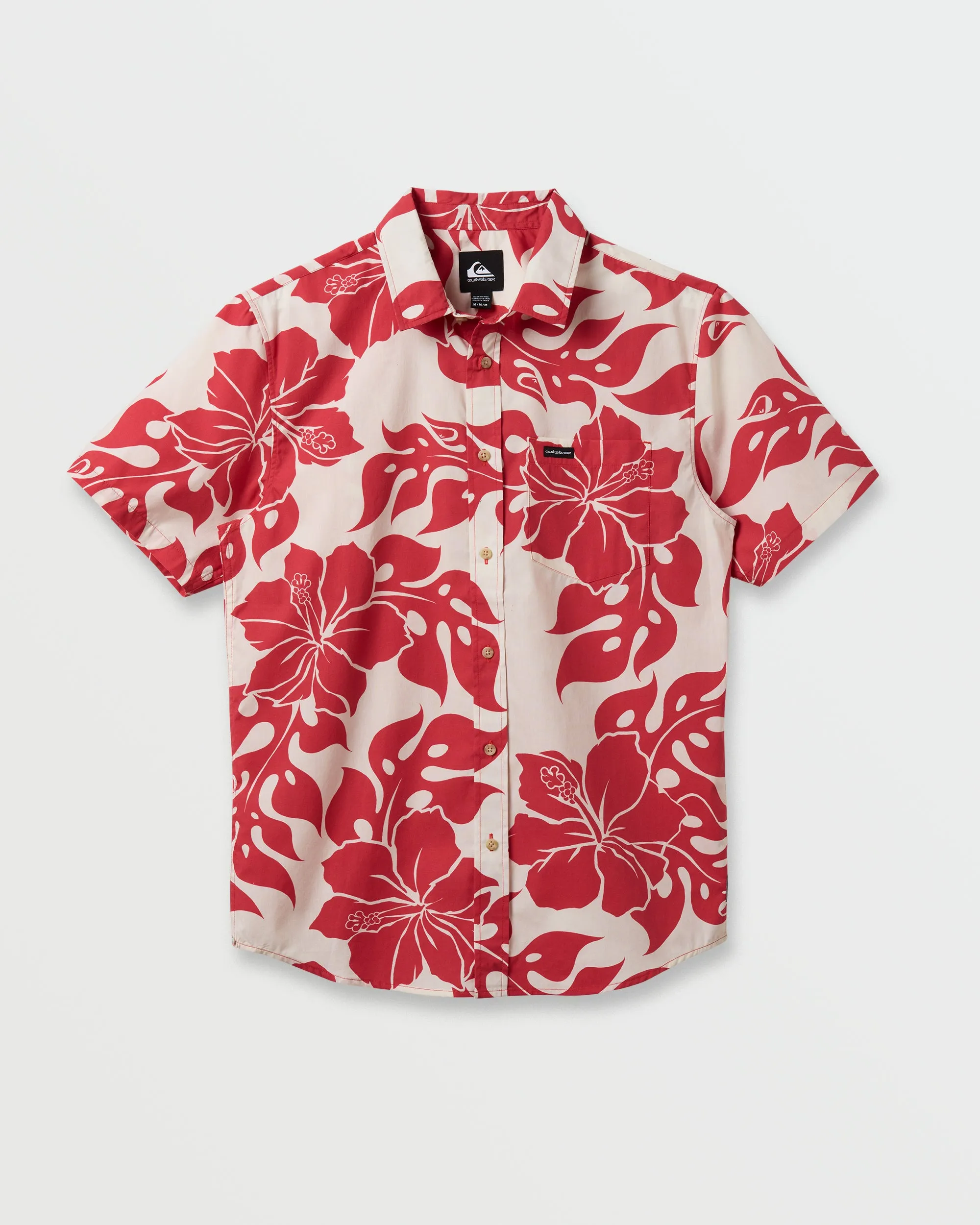 Oceanview Classic Short Sleeve Shirt - Mineral Red sold by Quiksilver product image thumbnail 5