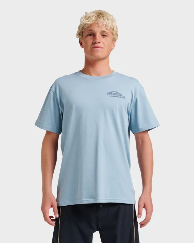 Push Threw Classic T-shirt - Ashley Blue Heather sold by Quiksilver