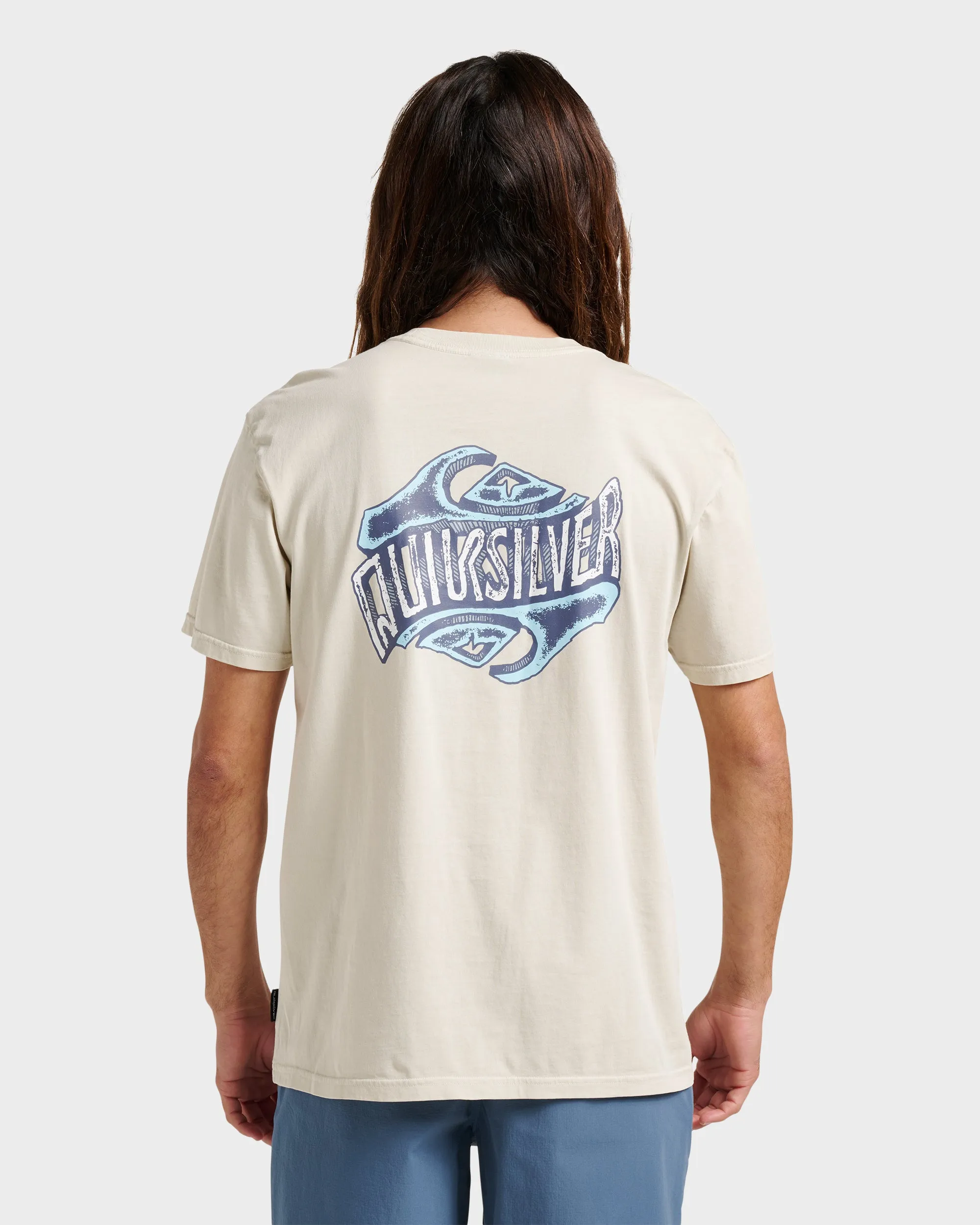 Three Deeppigment Dye T-Shirt - Moonstruck sold by Quiksilver product image thumbnail 2