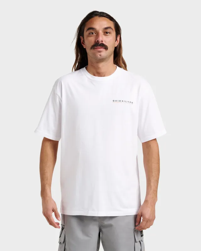 Waterman Trail Blazing Classic T-shirt - White sold by Quiksilver