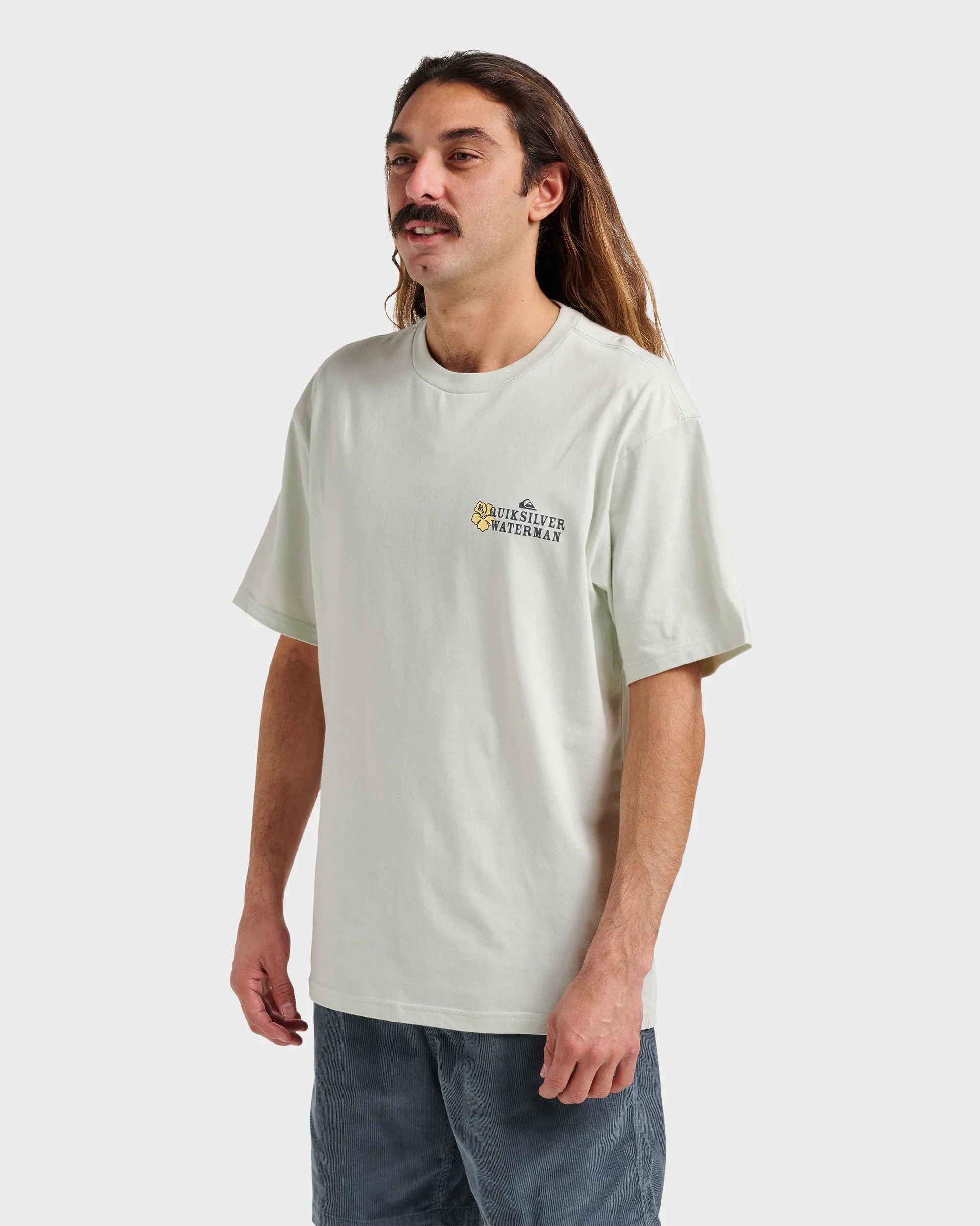 Waterman Aloha Sunset Classic T-shirt - Smoke sold by Quiksilver product image thumbnail 3