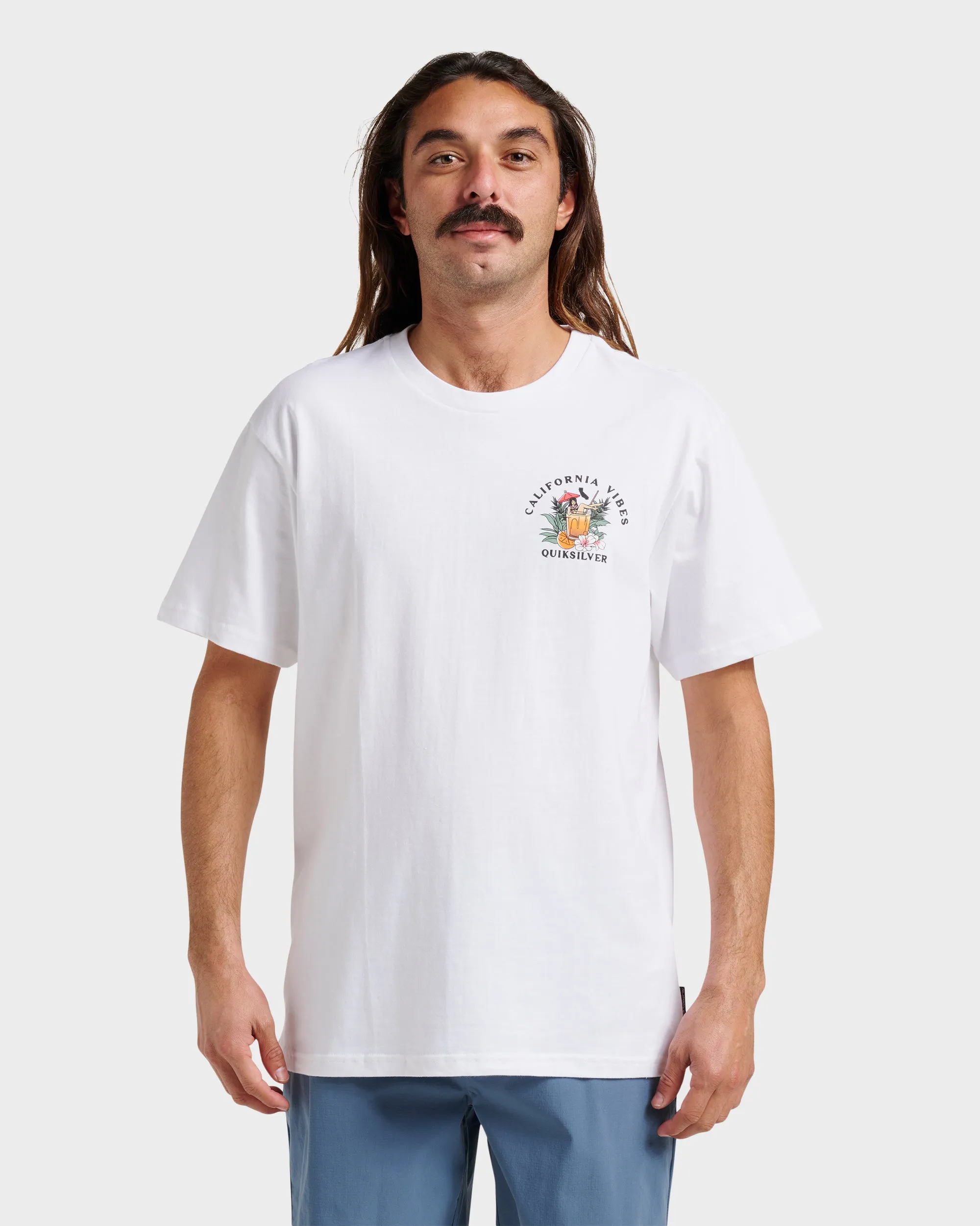 Ca California Vibes Classic T-shirt - White sold by Quiksilver