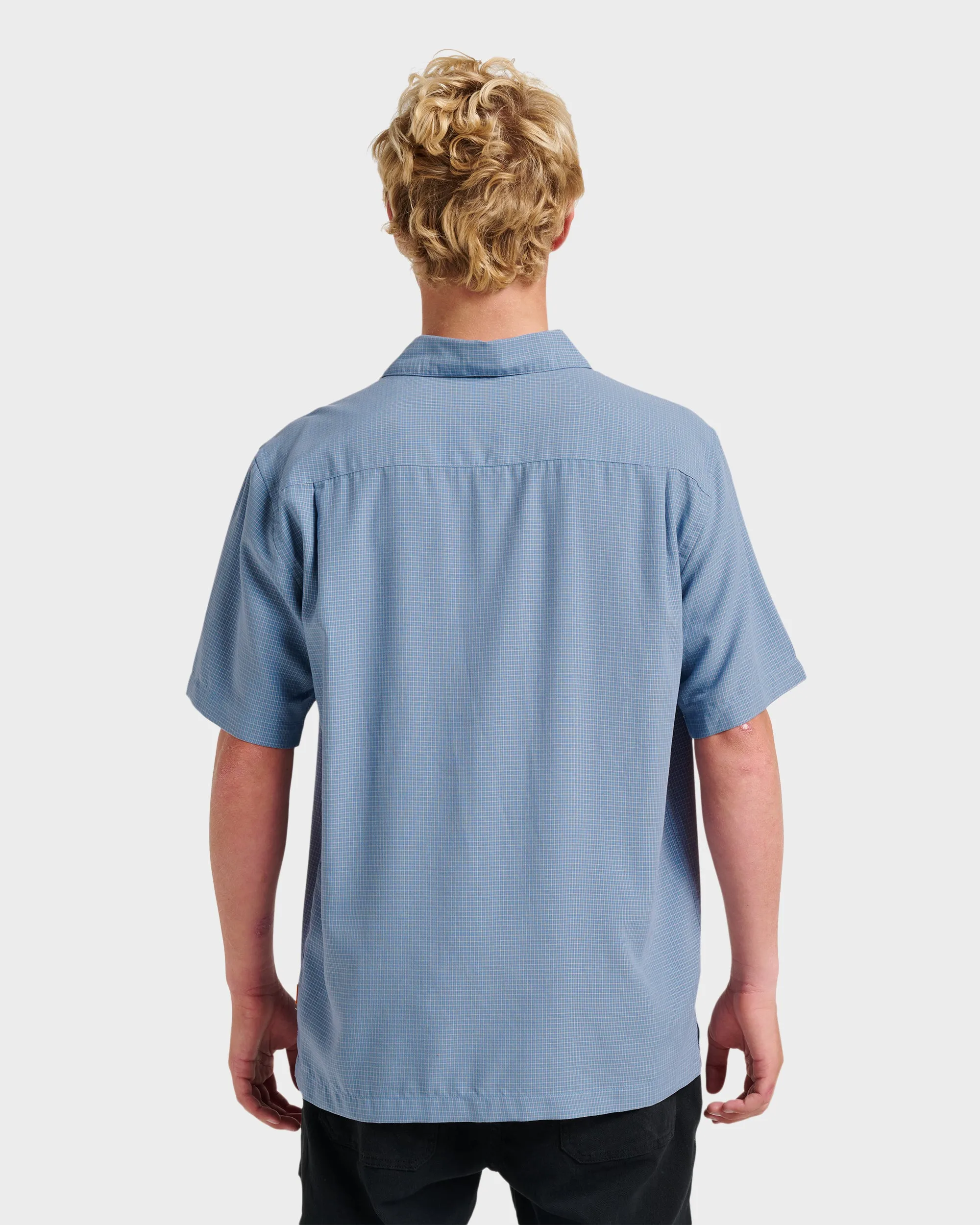 Waterman Check Out Shirt - Flint Stone sold by Quiksilver product image thumbnail 2