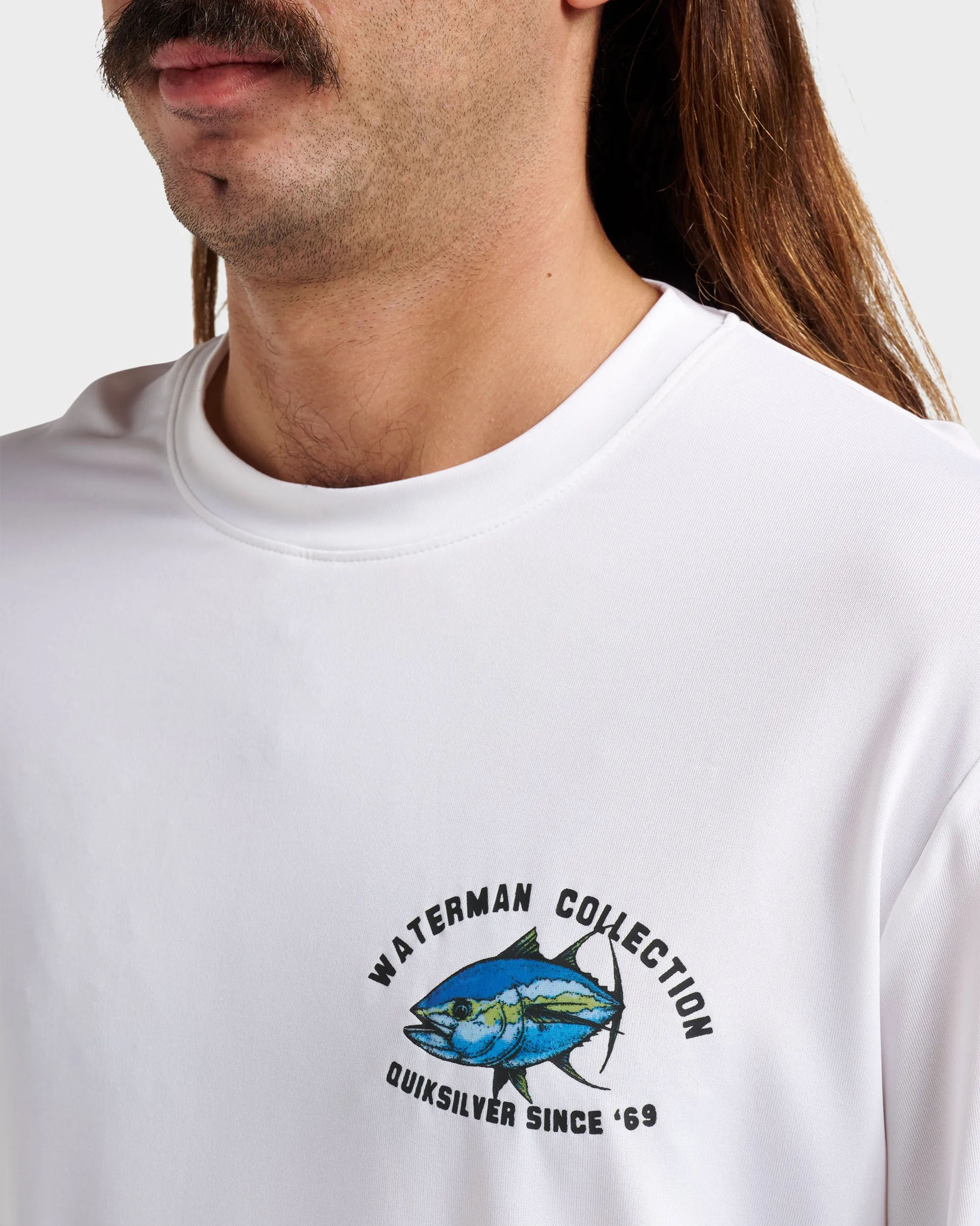 Waterman Coolbreeze Long Sleeve Surf Tee - White sold by Quiksilver product image thumbnail 4