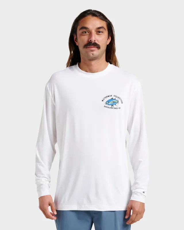 Waterman Coolbreeze Long Sleeve Surf Tee - White made by Quiksilver
