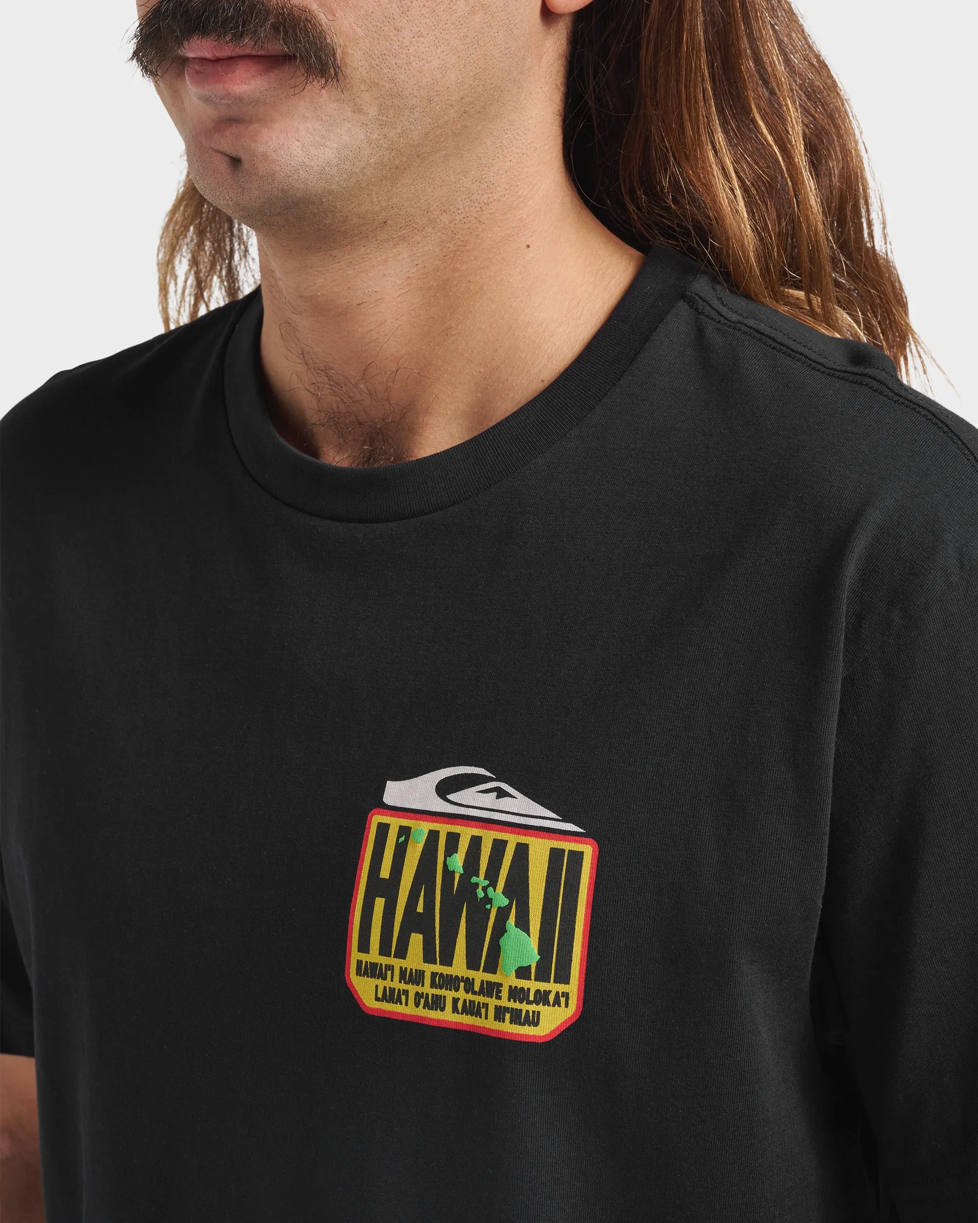 Hi Hawaii Crest Classic T-shirt - Black sold by Quiksilver product image thumbnail 4