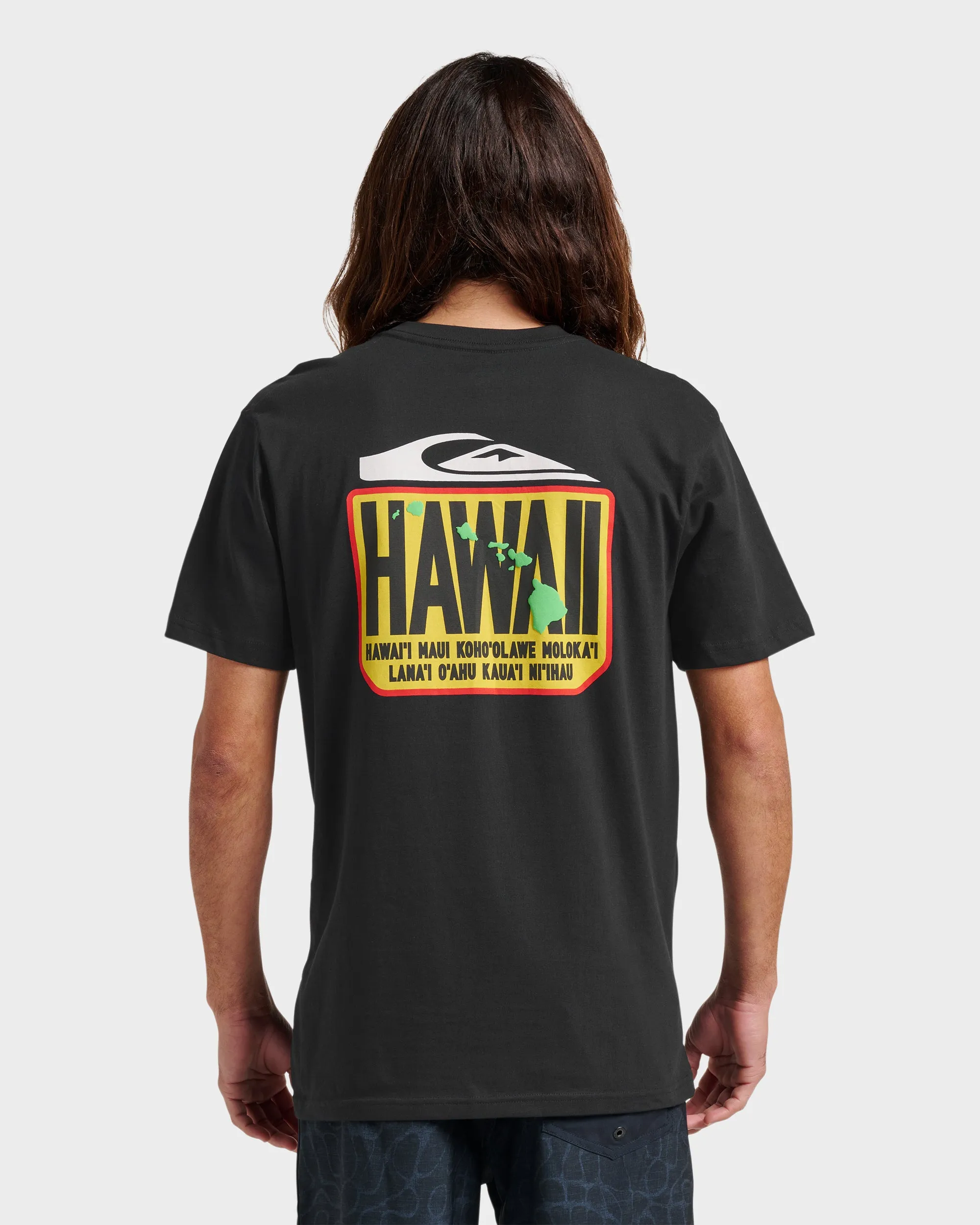 Hi Hawaii Crest Classic T-shirt - Black sold by Quiksilver product image thumbnail 2