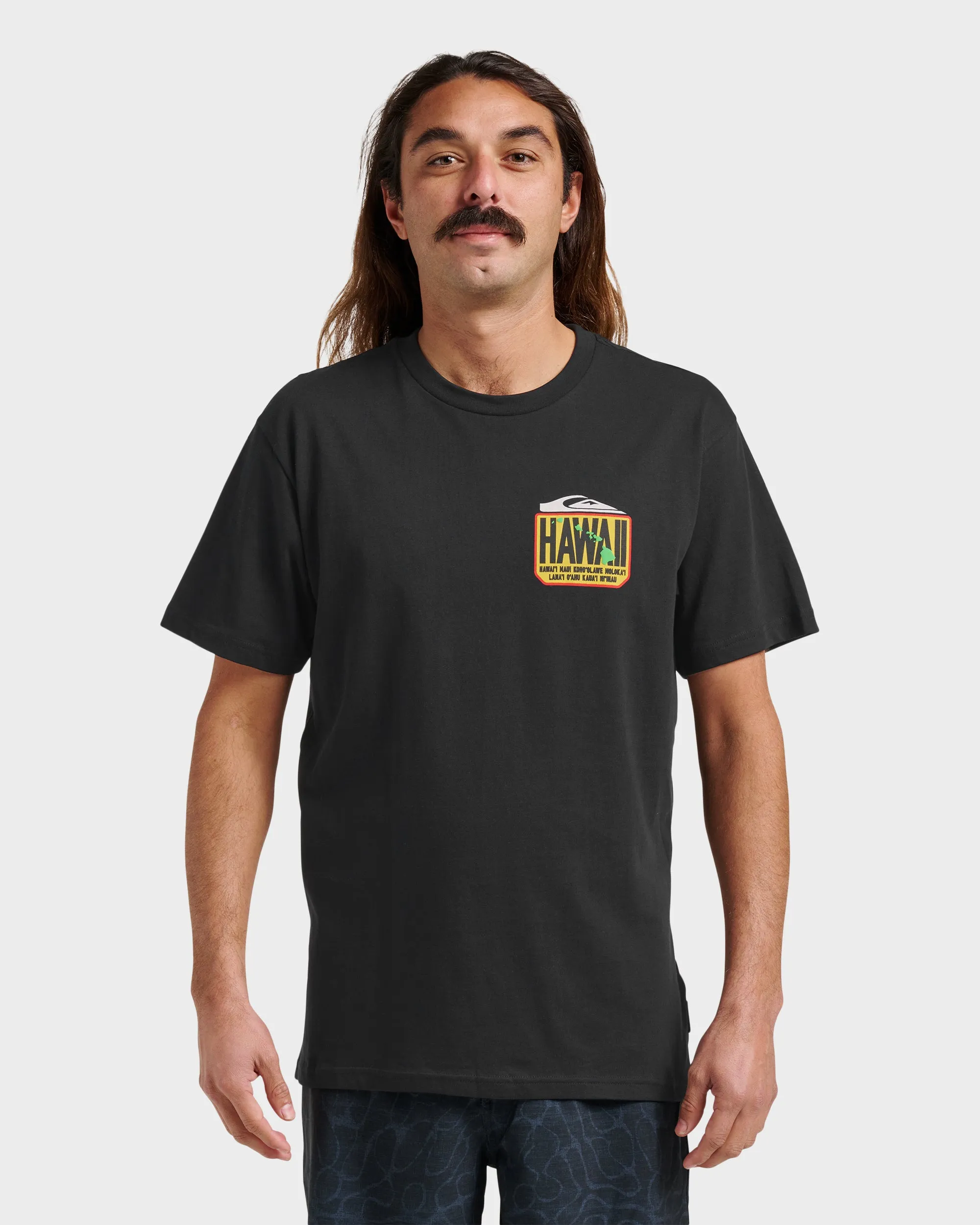 Hi Hawaii Crest Classic T-shirt - Black sold by Quiksilver