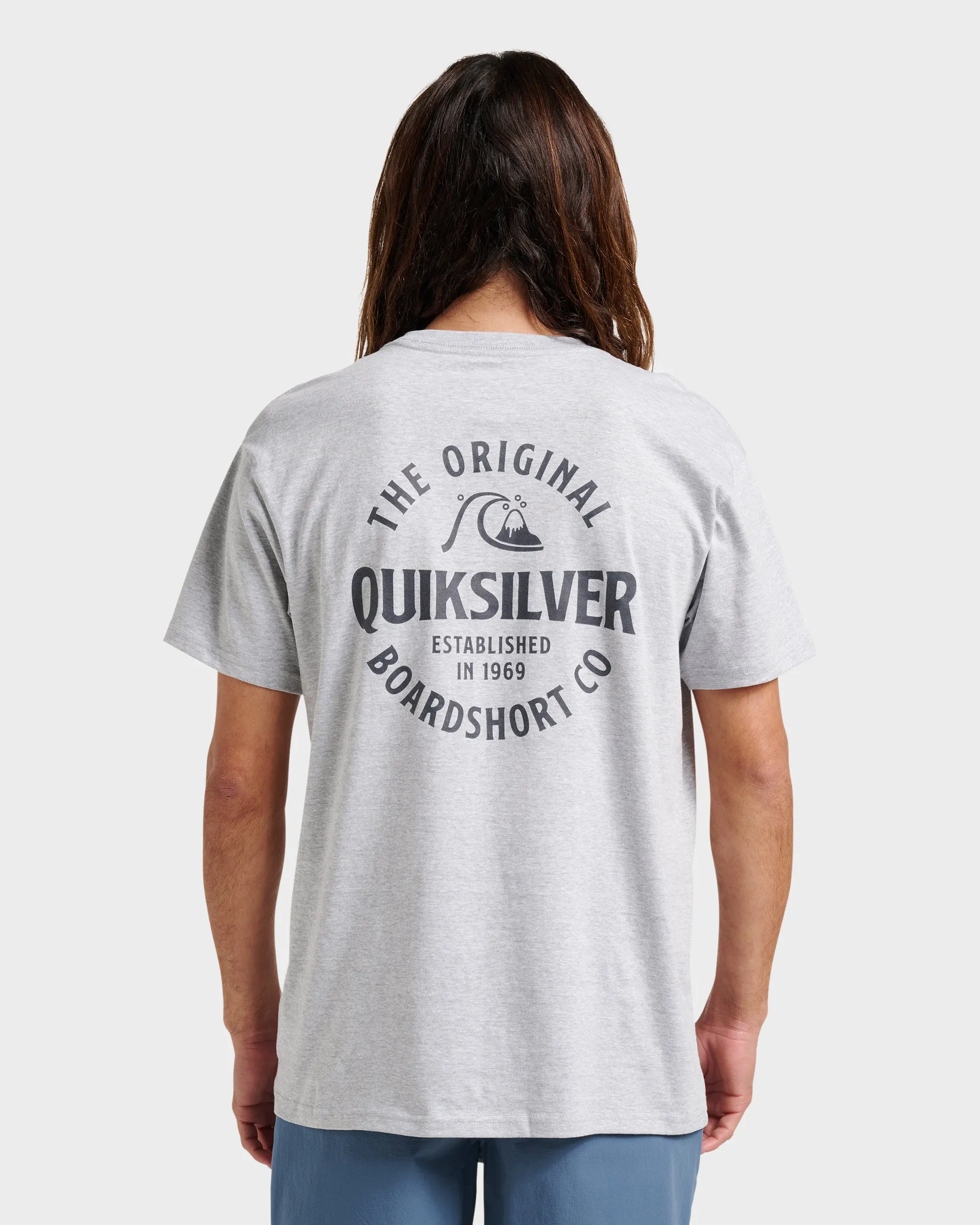 Locked Up Classic T-shirt - Athletic Gray sold by Quiksilver product image thumbnail 2