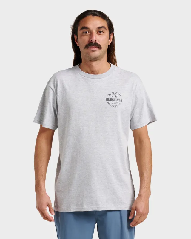 Locked Up Classic T-shirt - Athletic Gray sold by Quiksilver