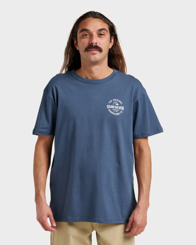 Locked Up Classic T-shirt - Navy sold by Quiksilver