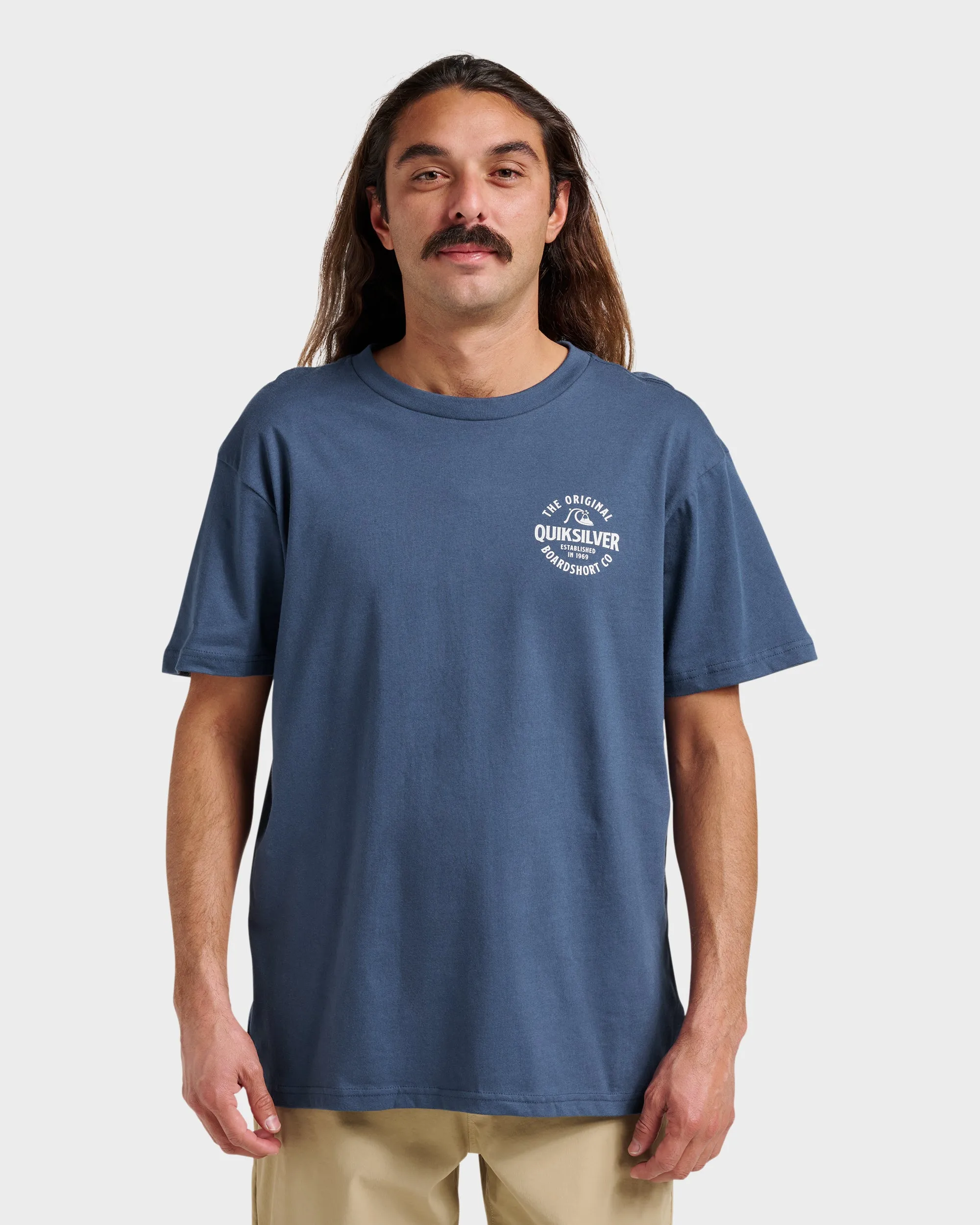 Locked Up Classic T-shirt - Navy sold by Quiksilver
