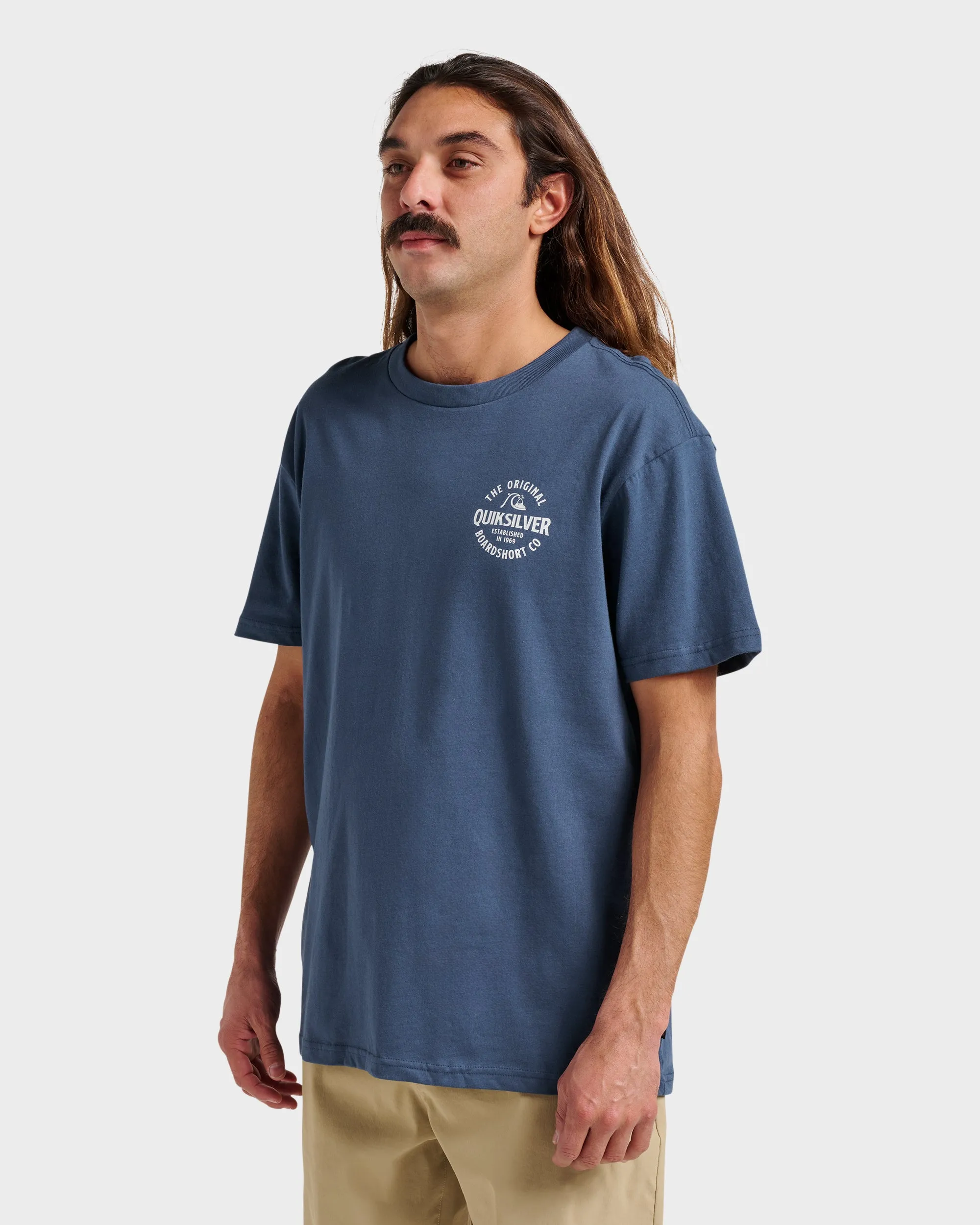 Locked Up Classic T-shirt - Navy sold by Quiksilver product image thumbnail 3