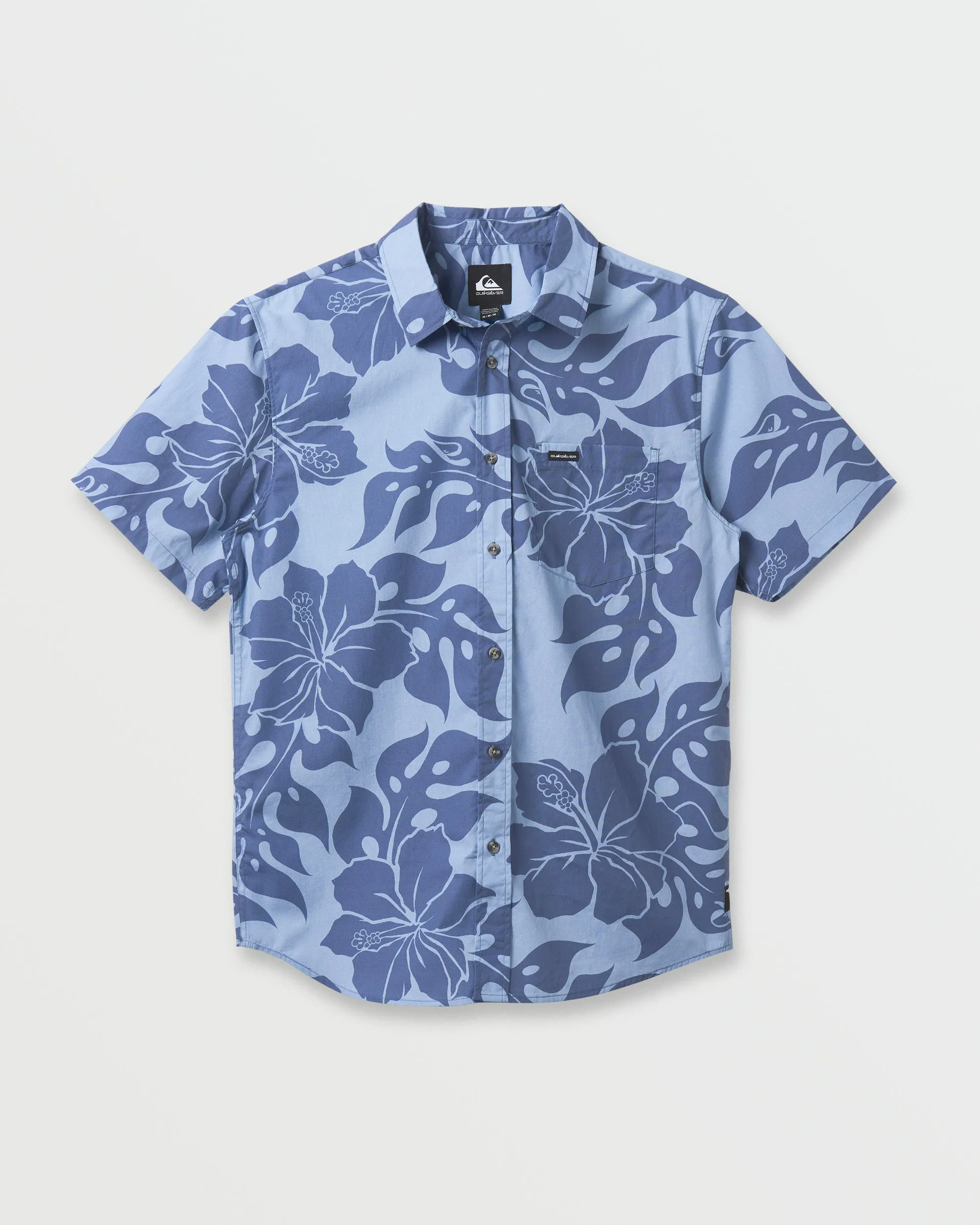 Oceanview Classic Short Sleeve Shirt - Ashley Blue sold by Quiksilver product image thumbnail 5