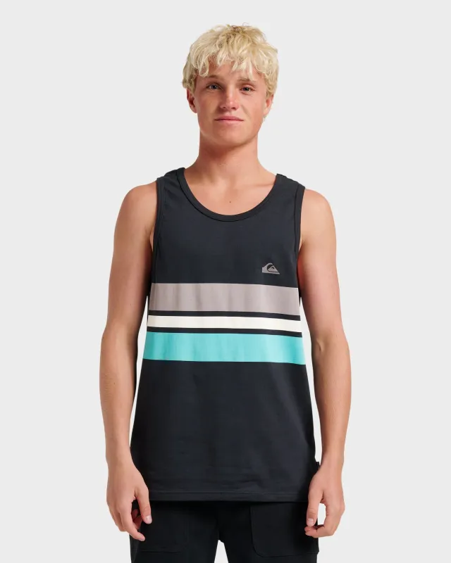 Og Stripe Tank  - Black sold by Quiksilver