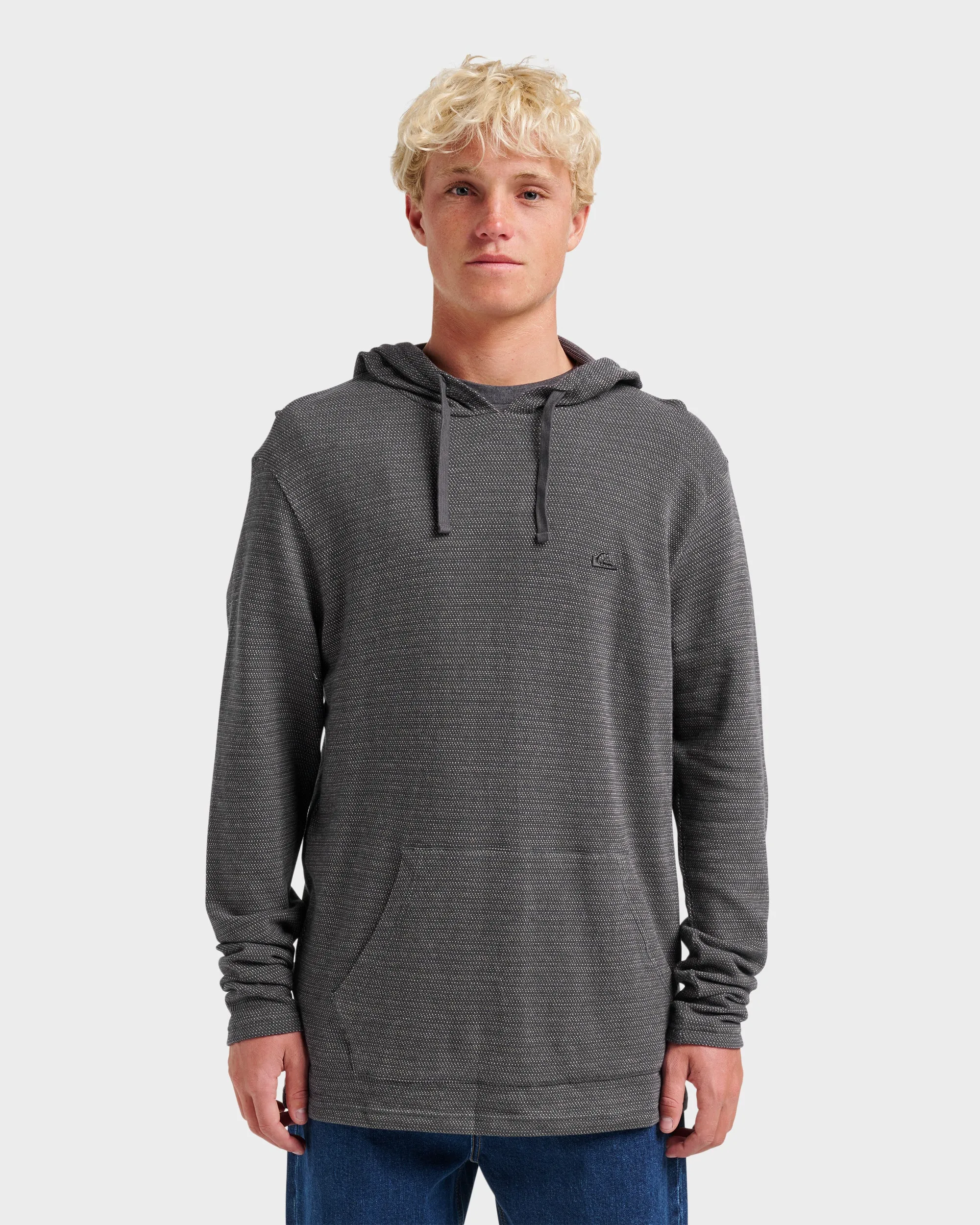 Vista Long Sleeve Hood - Graystone sold by Quiksilver