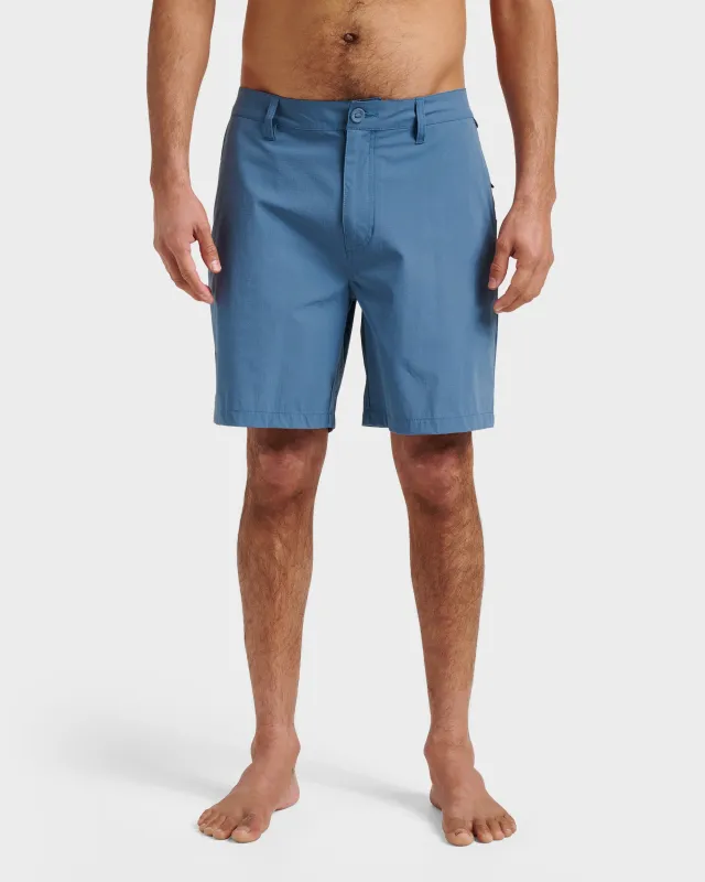 Union Transit 19" Amphibian Hybrid Shorts - China Blue made by Quiksilver