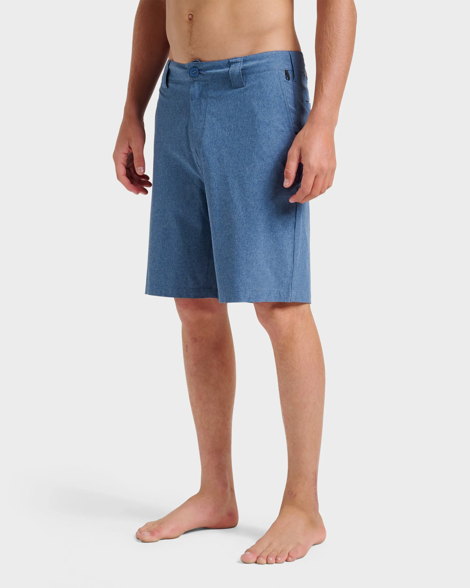 Union Heather 20" Amphibian Hybrid Shorts - Indigo Mist sold by Quiksilver product image thumbnail 3