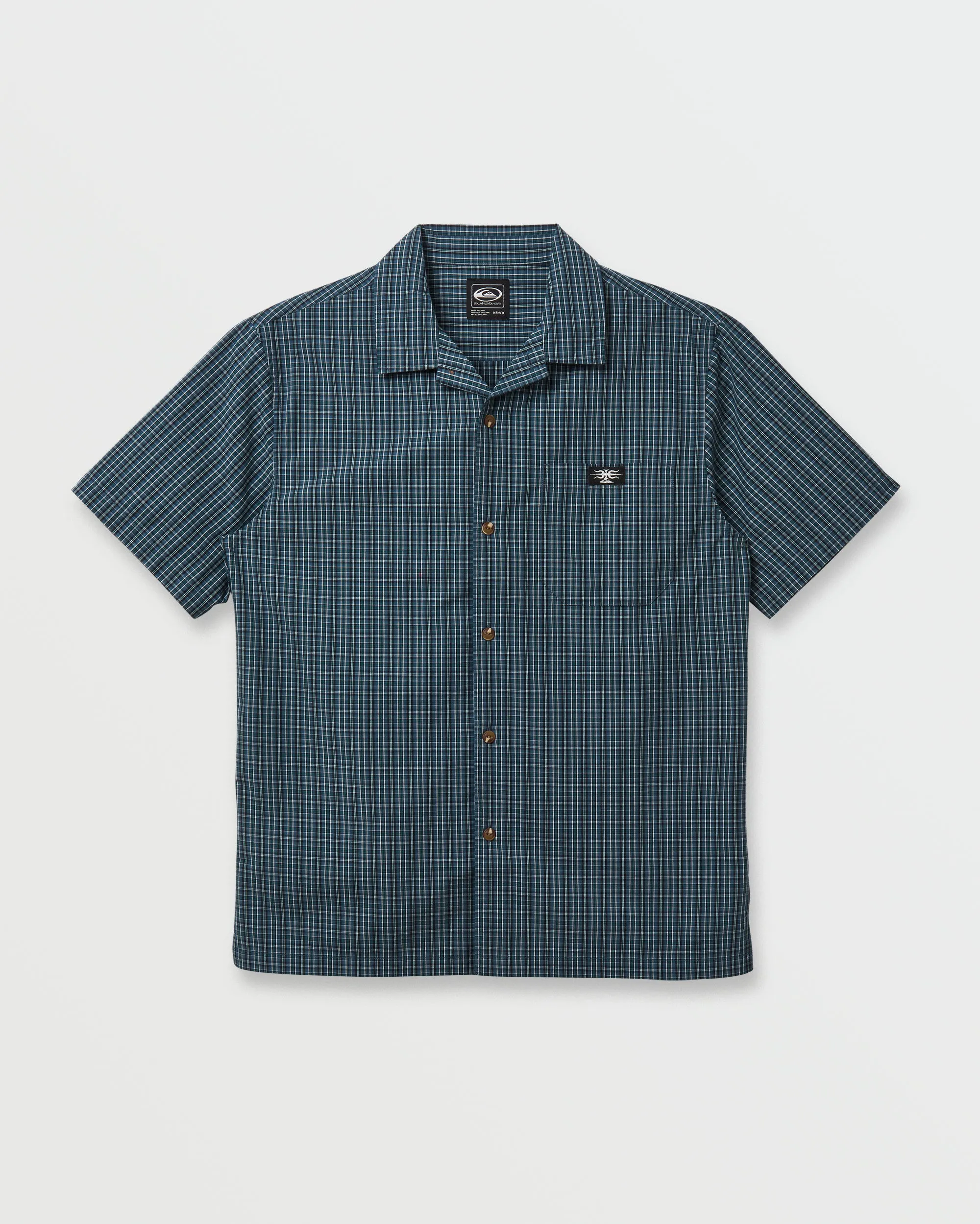 Liquid Metal Short Sleeve Shirt - Orion Blue sold by Quiksilver product image thumbnail 5