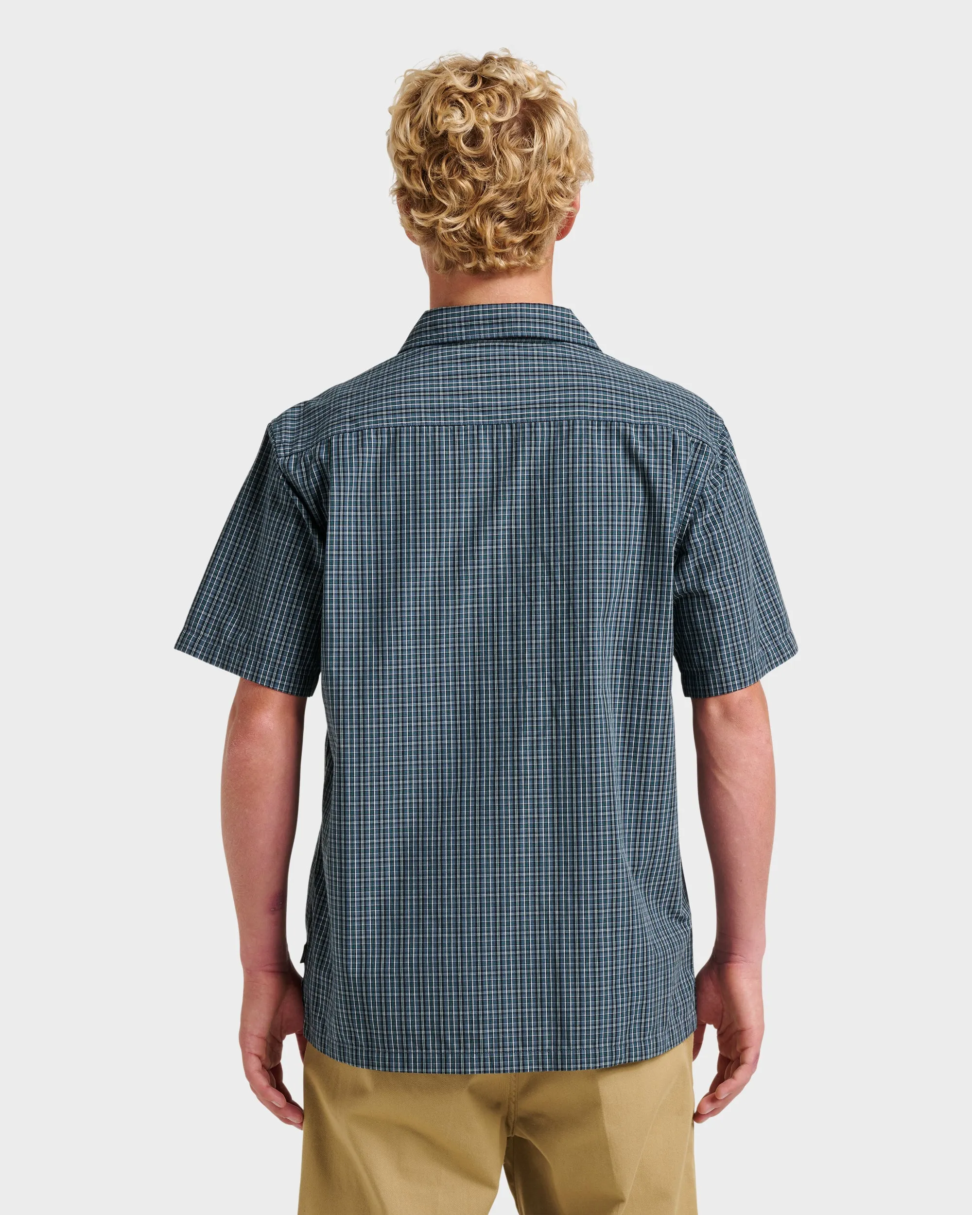 Liquid Metal Short Sleeve Shirt - Orion Blue sold by Quiksilver product image thumbnail 2