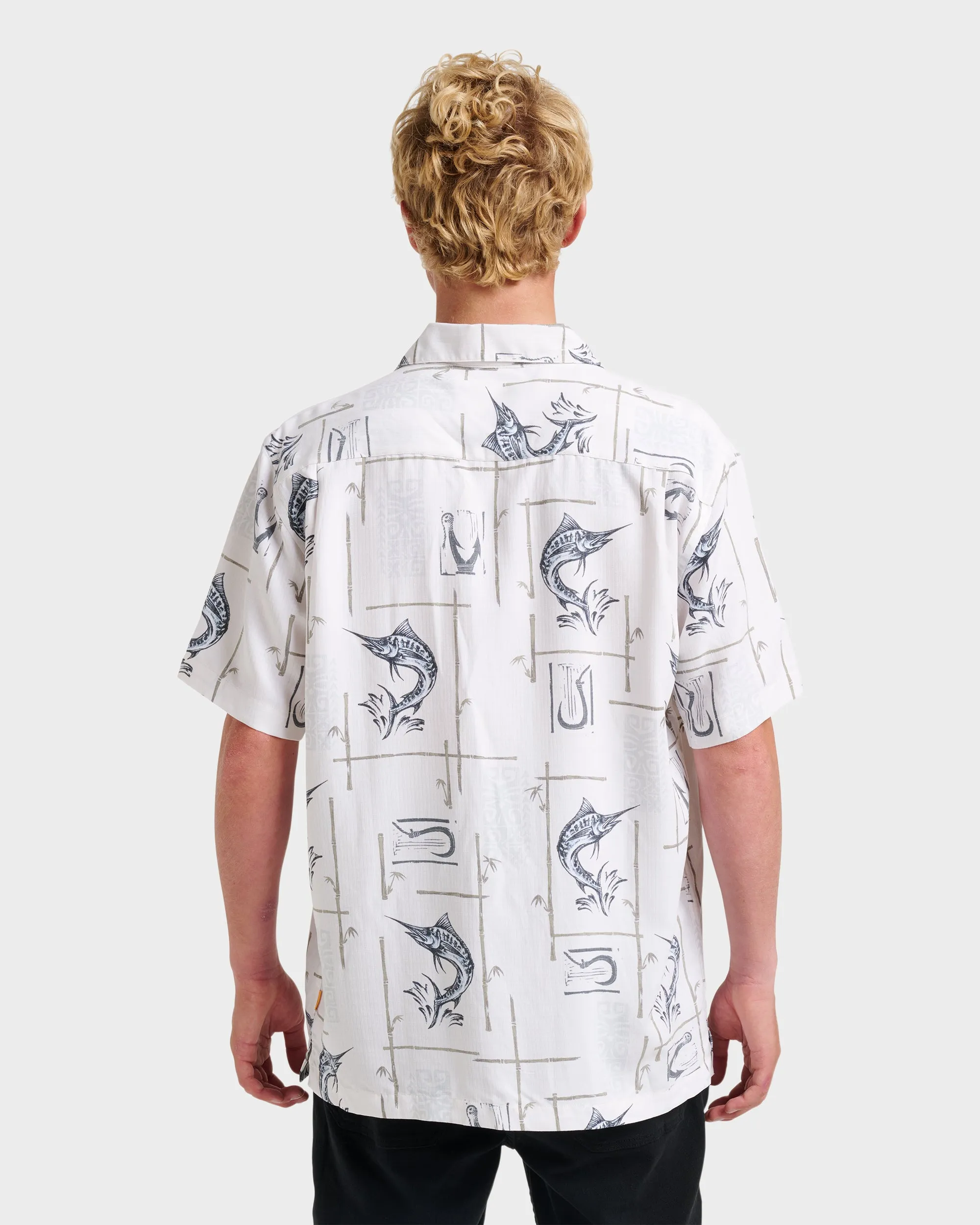 Waterman Big Day Short Sleeve Shirt - White sold by Quiksilver product image thumbnail 2