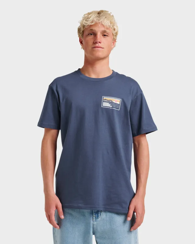 Coastal Vibes Classic T-shirt - Navy sold by Quiksilver