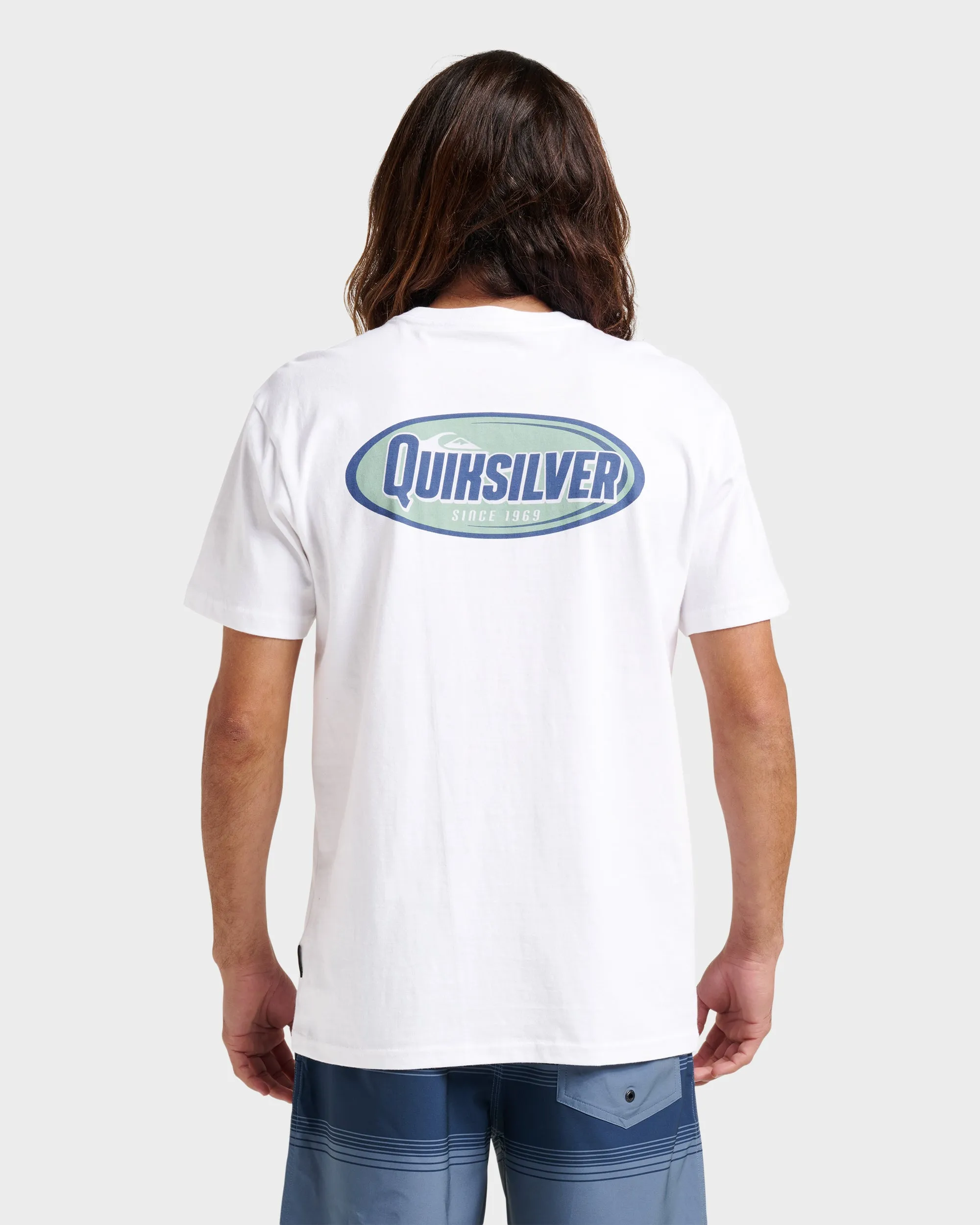 Cresent Speed Classic T-shirt - White sold by Quiksilver product image thumbnail 2