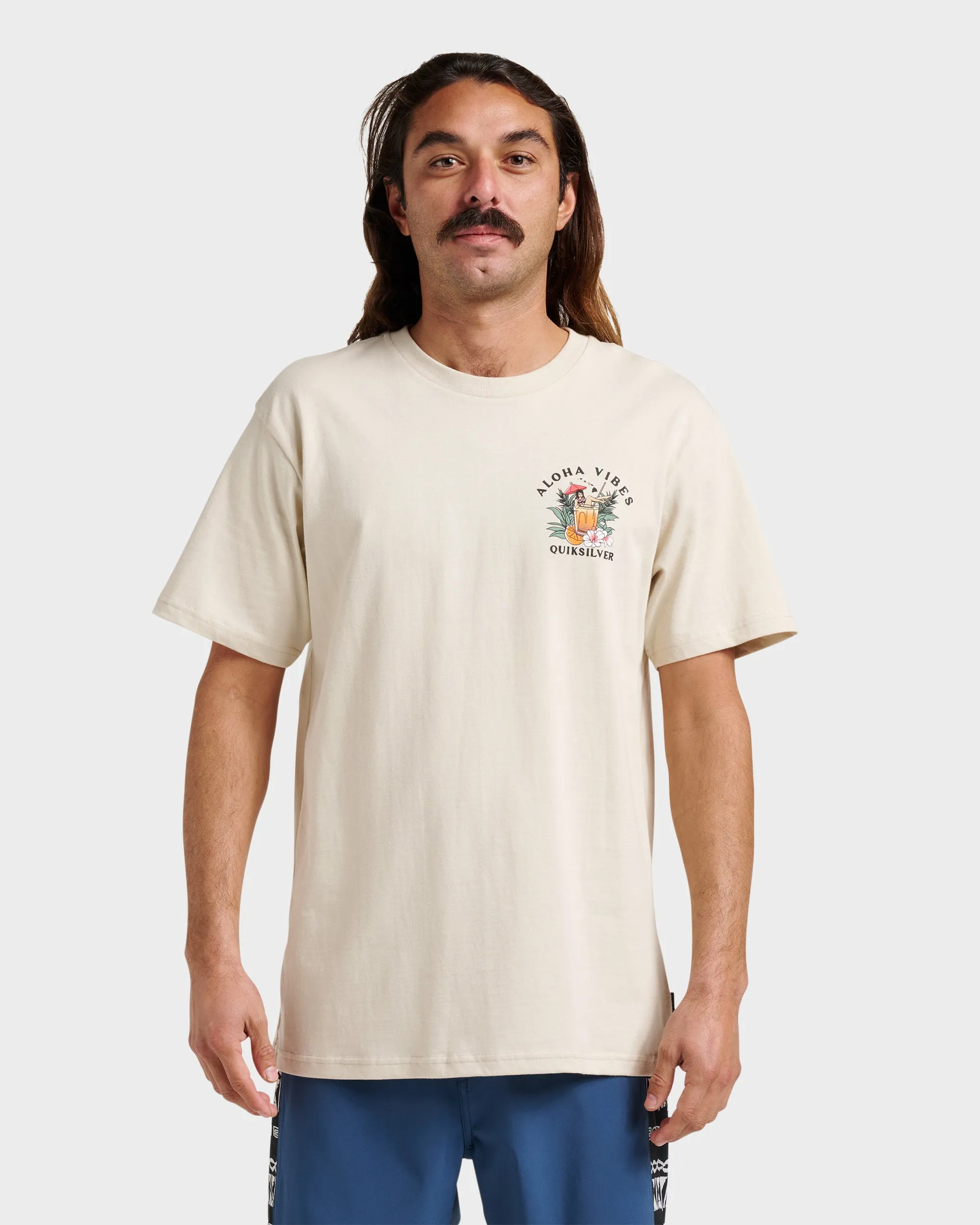 Hi Aloha Vibes Classic T-shirt - Moonstruck sold by Quiksilver