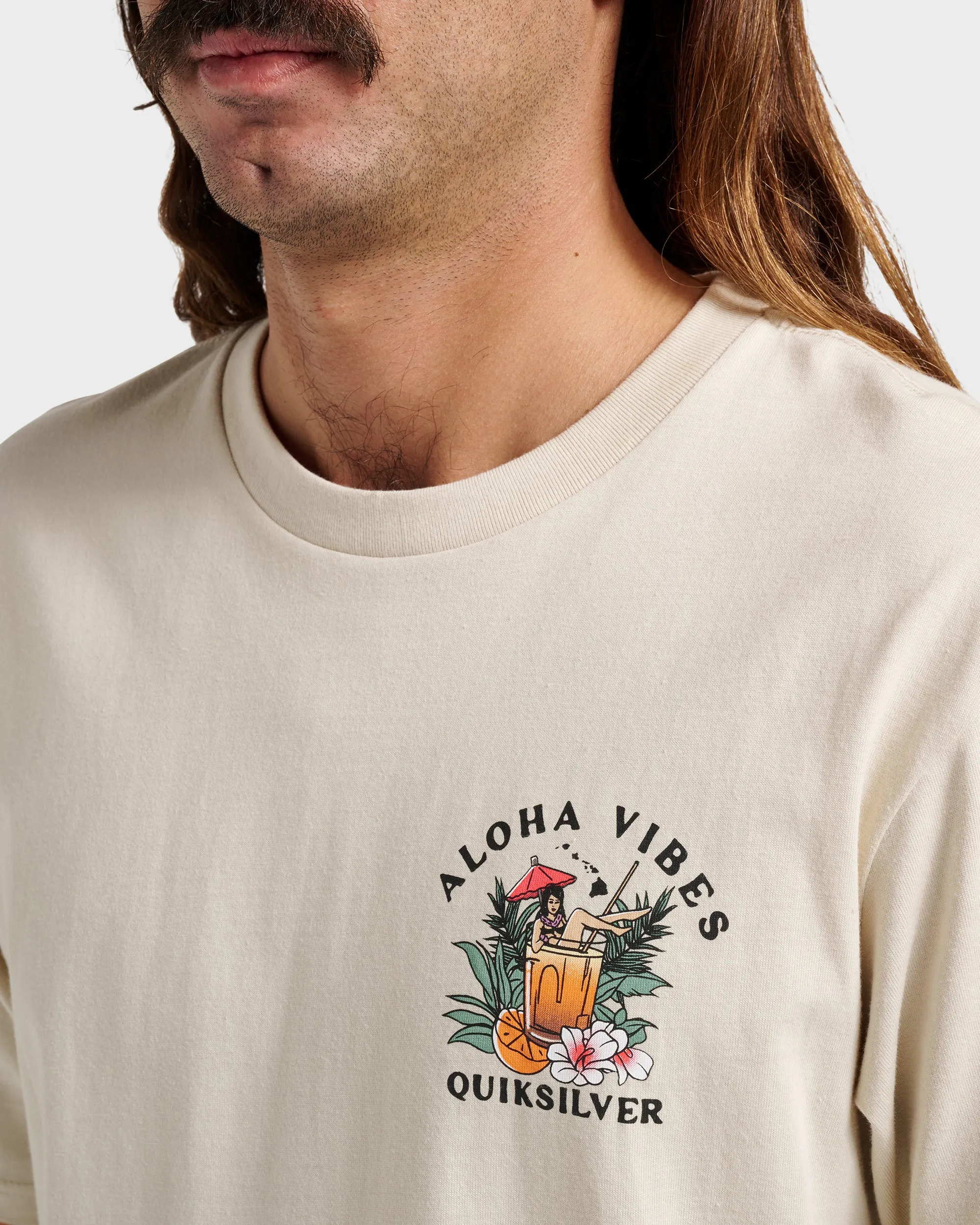 Hi Aloha Vibes Classic T-shirt - Moonstruck sold by Quiksilver product image thumbnail 4