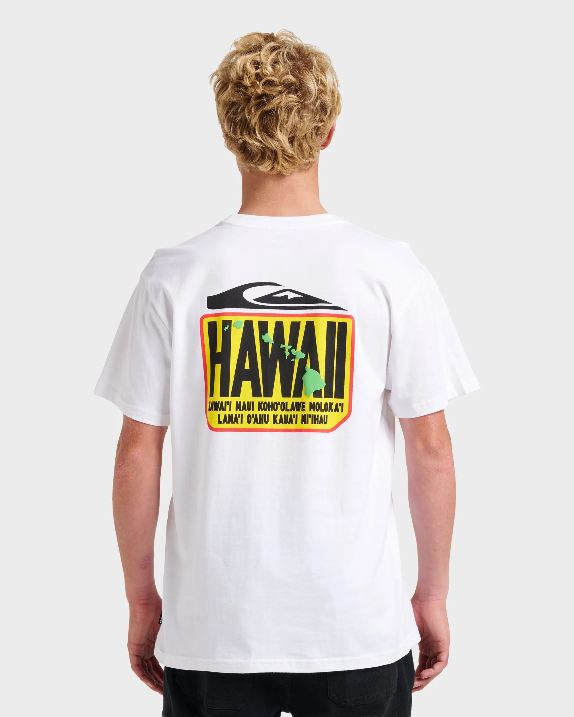 Hi Hawaii Crest Classic T-shirt - White sold by Quiksilver product image thumbnail 2