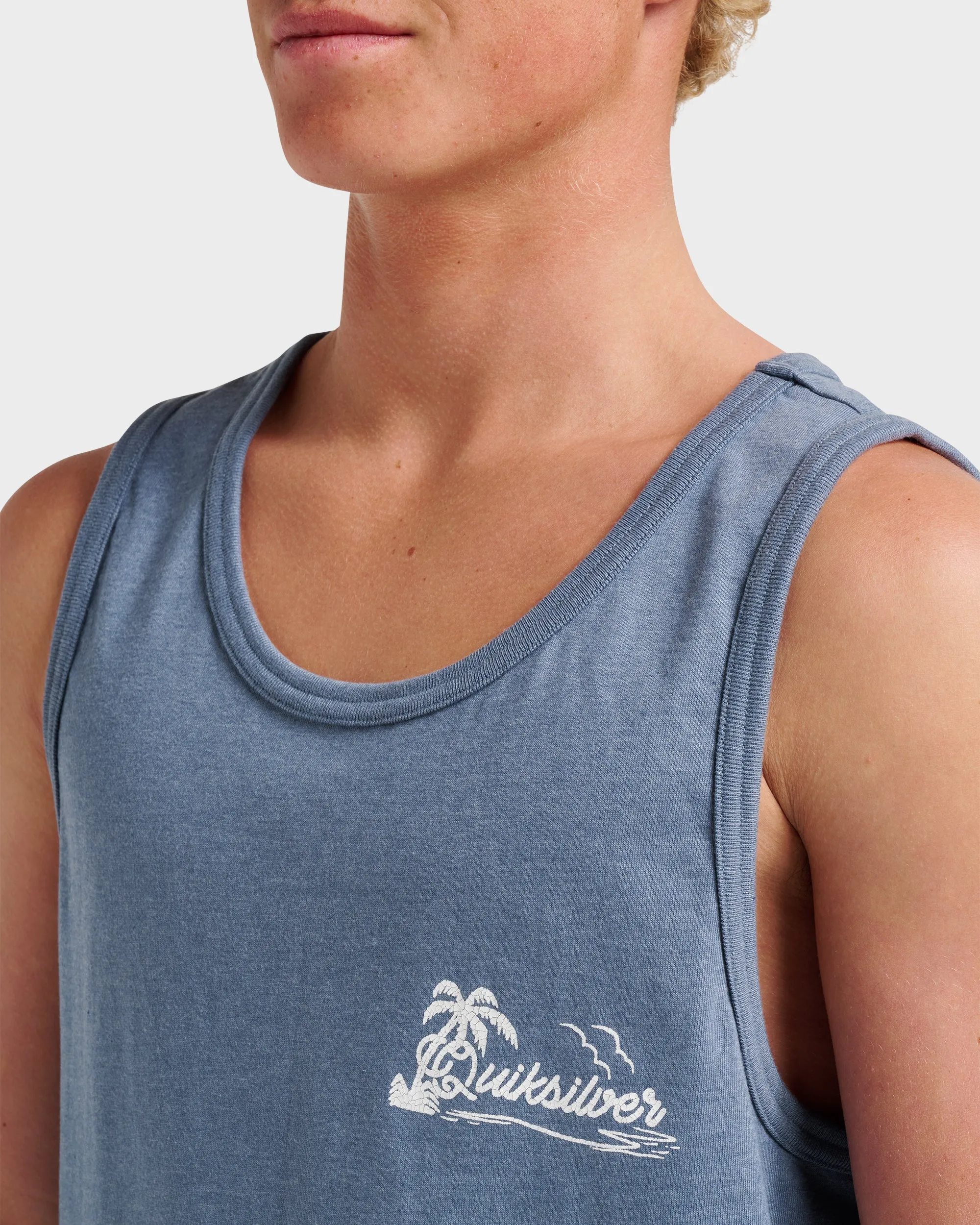 Island Vibin Tank - China Blue Heather sold by Quiksilver product image thumbnail 4