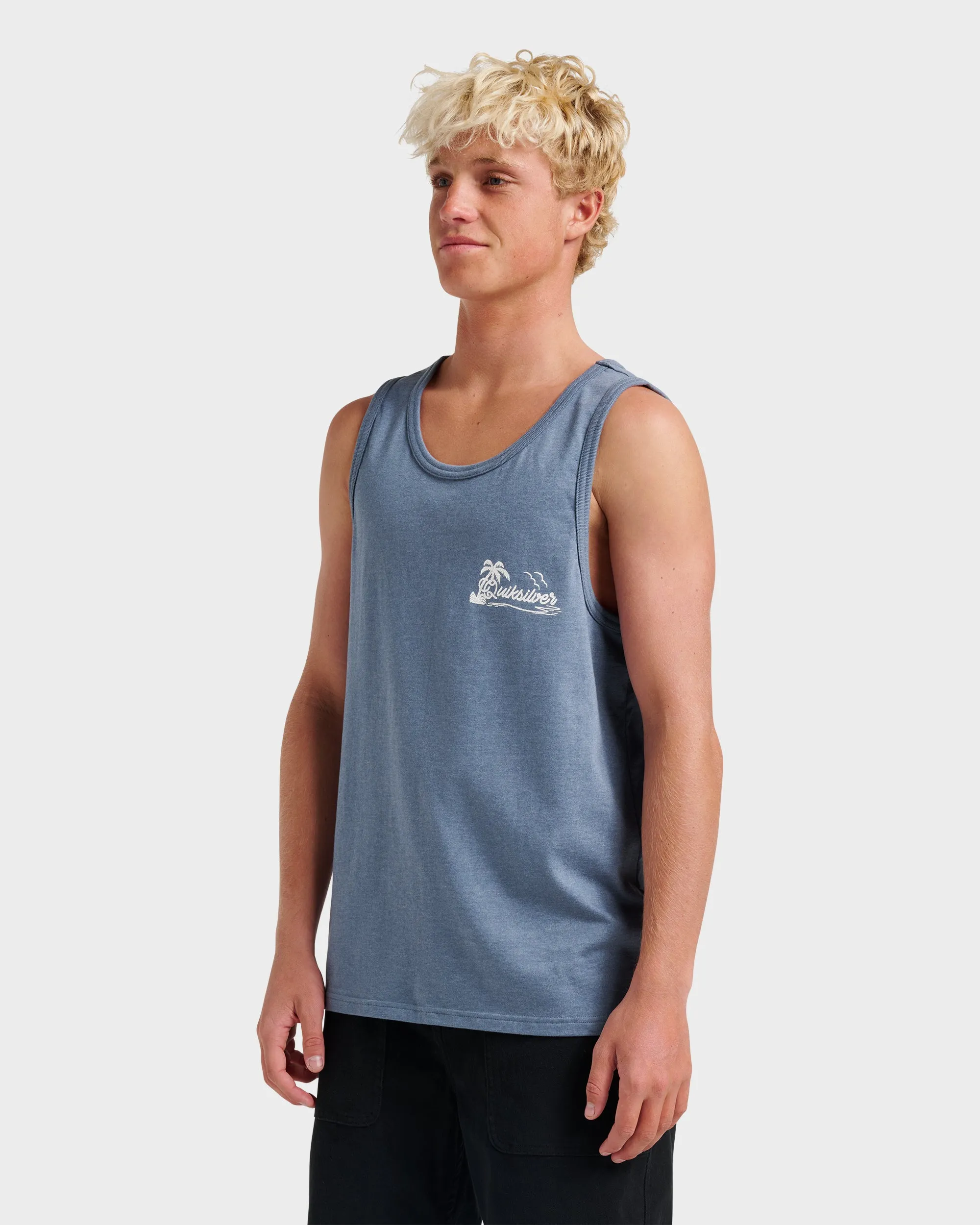 Island Vibin Tank - China Blue Heather sold by Quiksilver product image thumbnail 3