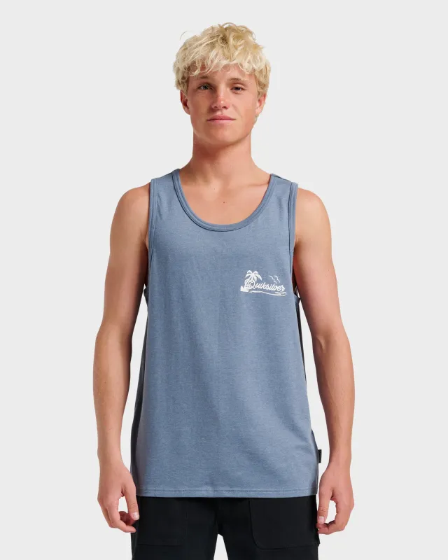 Island Vibin Tank - China Blue Heather made by Quiksilver
