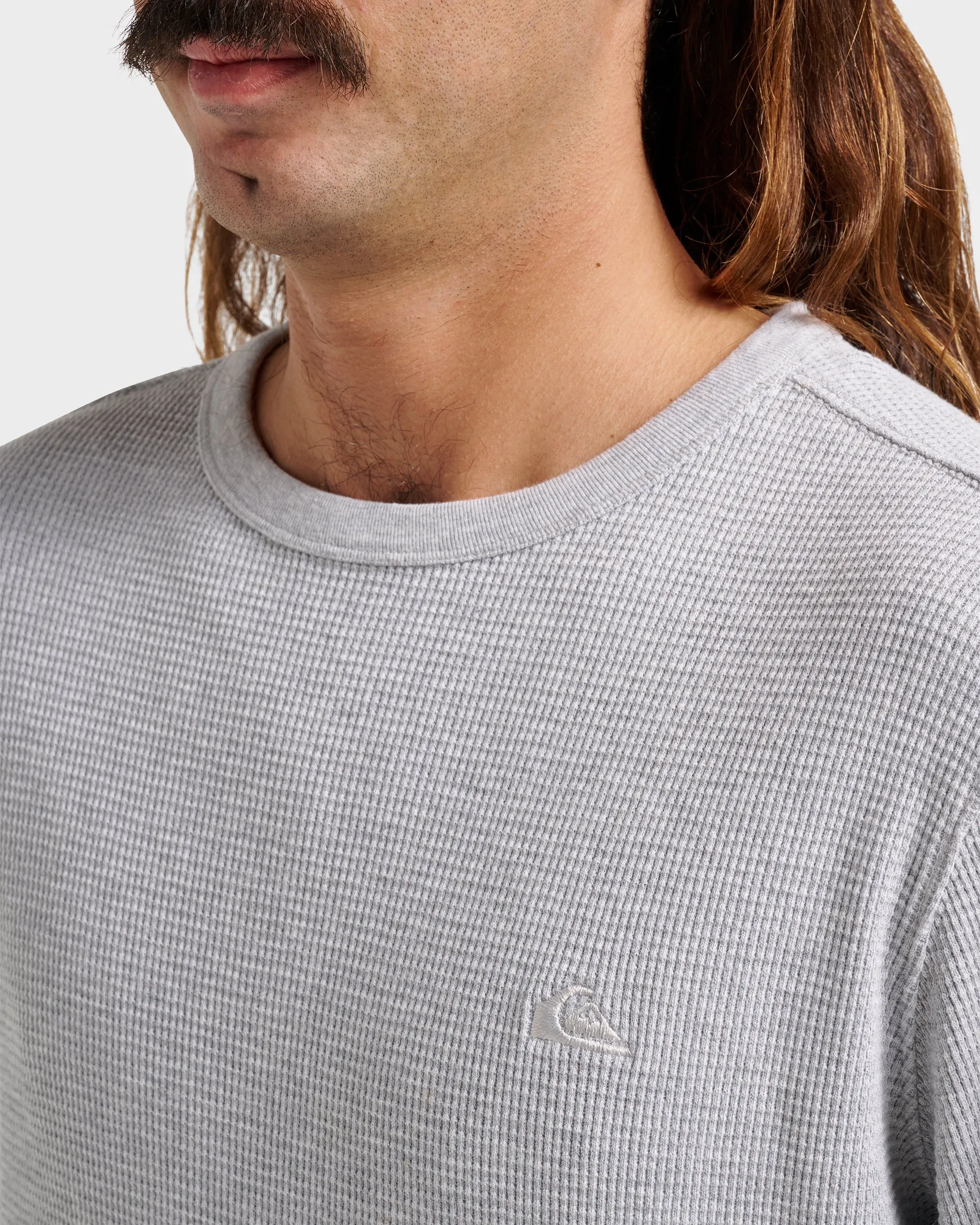 Nelson Long Sleeve Thermal Top - Light Gray Heather sold by Quiksilver product image thumbnail 4