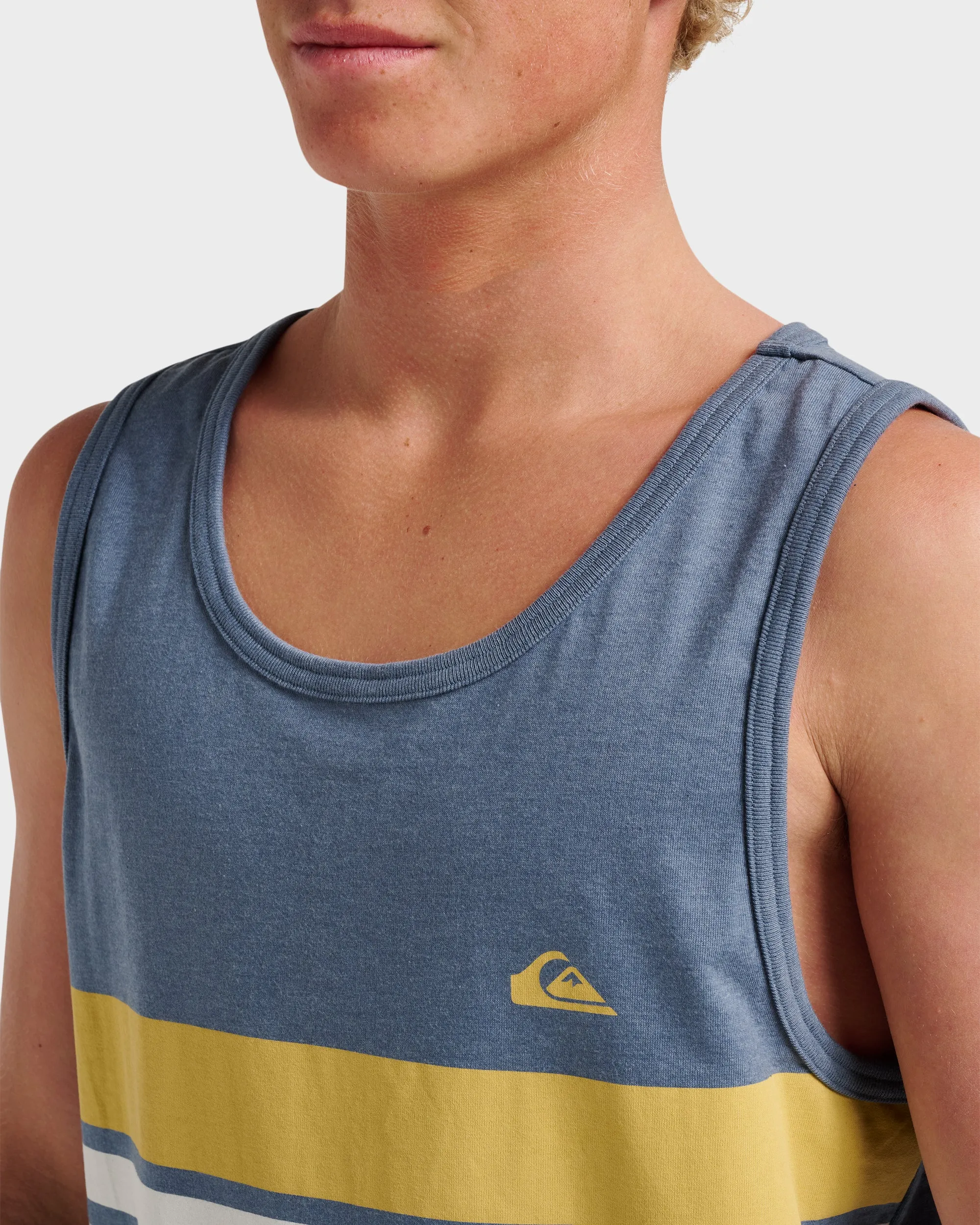 Og Stripe Tank - China Blue Heather sold by Quiksilver product image thumbnail 4