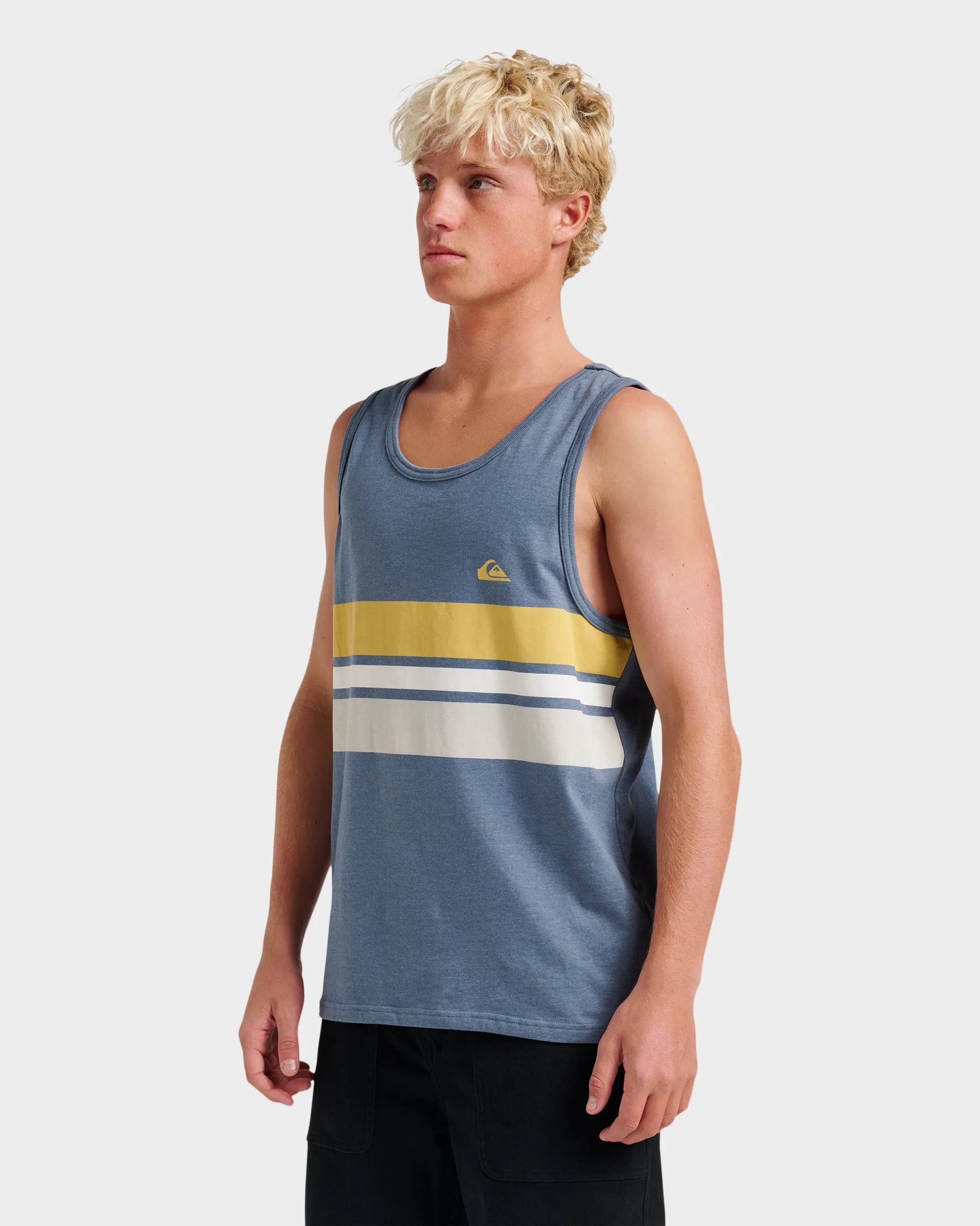 Og Stripe Tank - China Blue Heather sold by Quiksilver product image thumbnail 3
