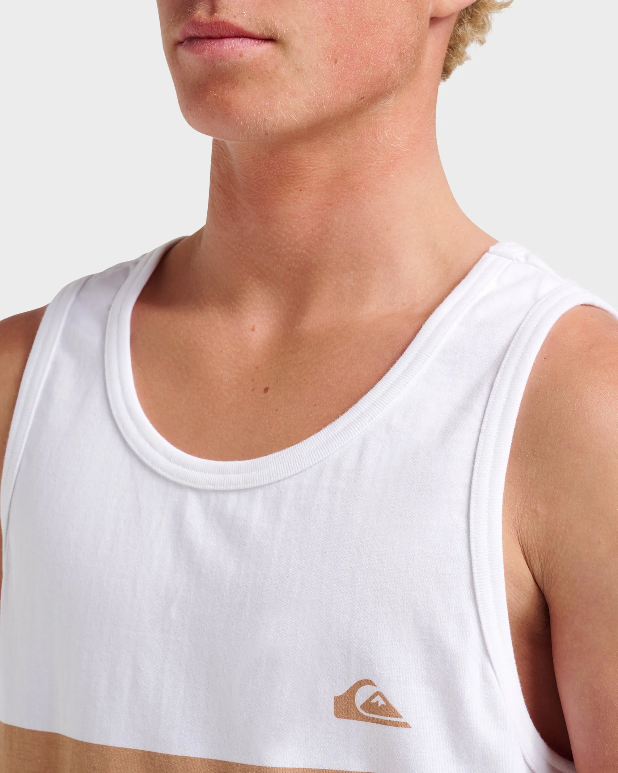 Og Stripe Tank - White sold by Quiksilver product image thumbnail 4