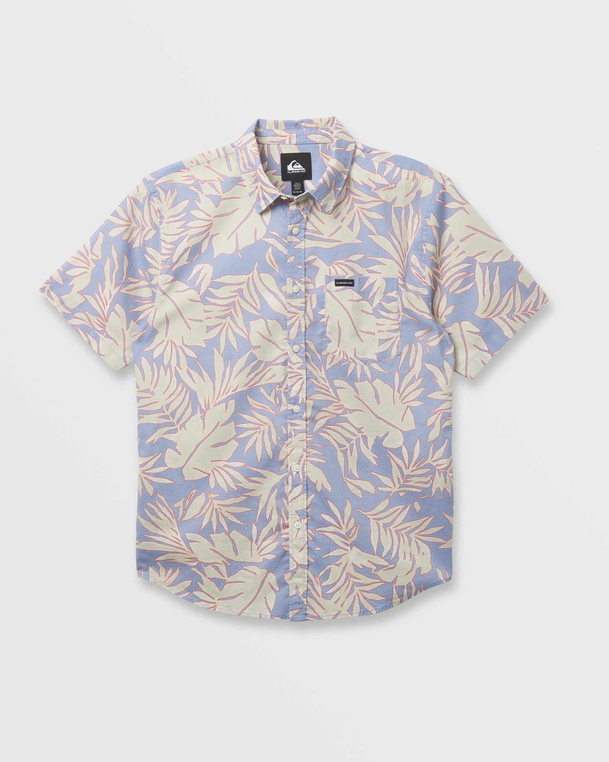Palm Trip Classic Short Sleeve Shirt - Ashley Blue sold by Quiksilver product image thumbnail 5