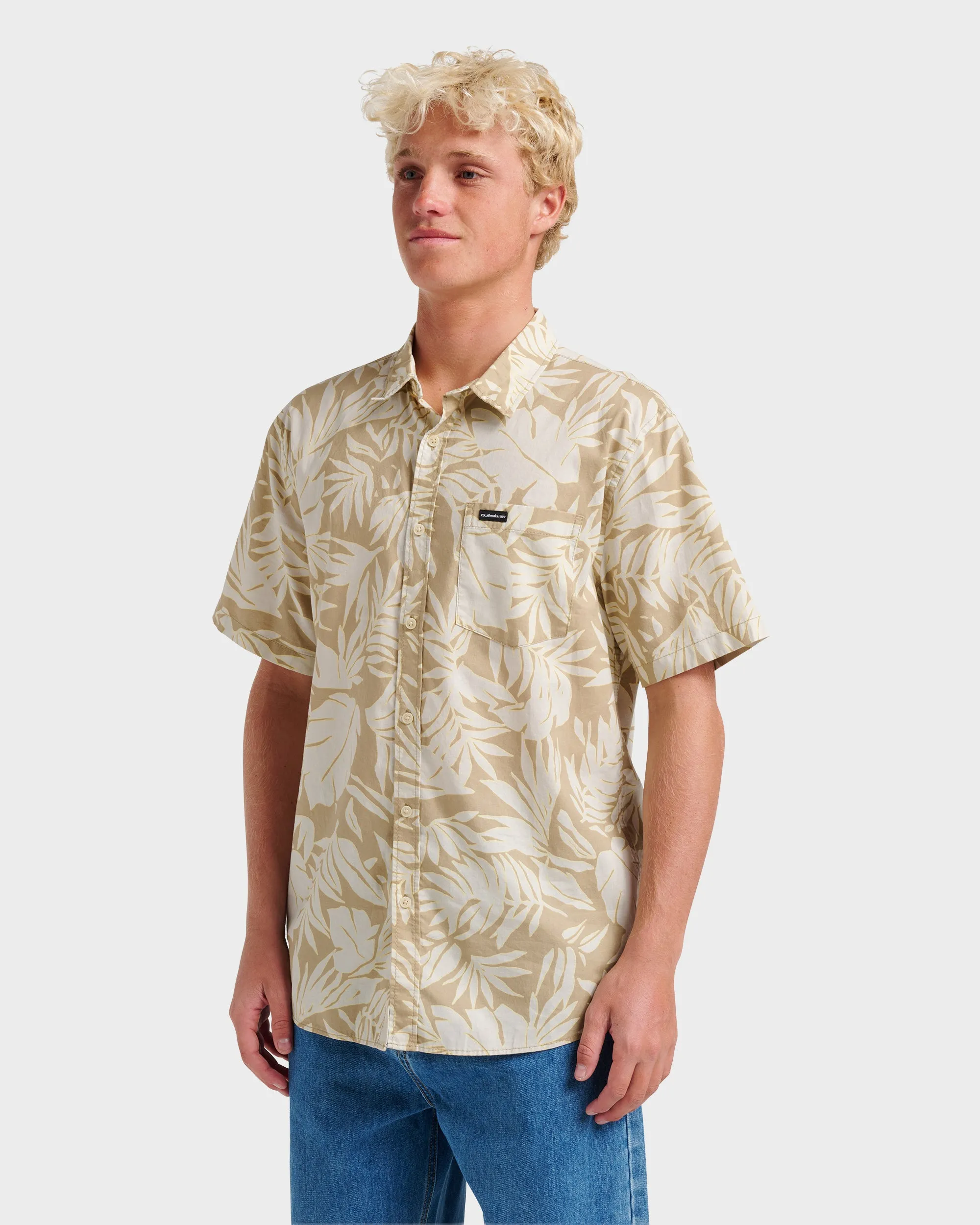 Palm Trip Classic Short Sleeve Shirt - Twill sold by Quiksilver product image thumbnail 3
