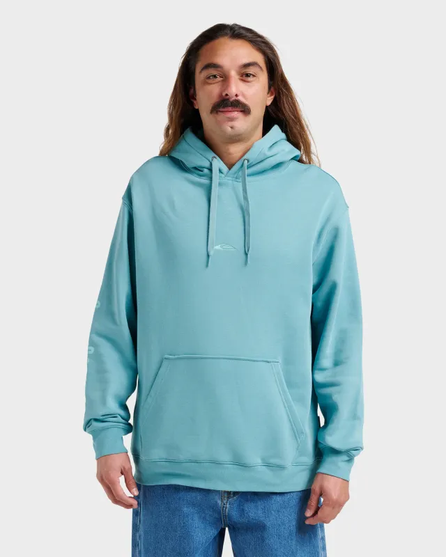 Passage Logo Hoodie - Dusty Turquoise sold by Quiksilver