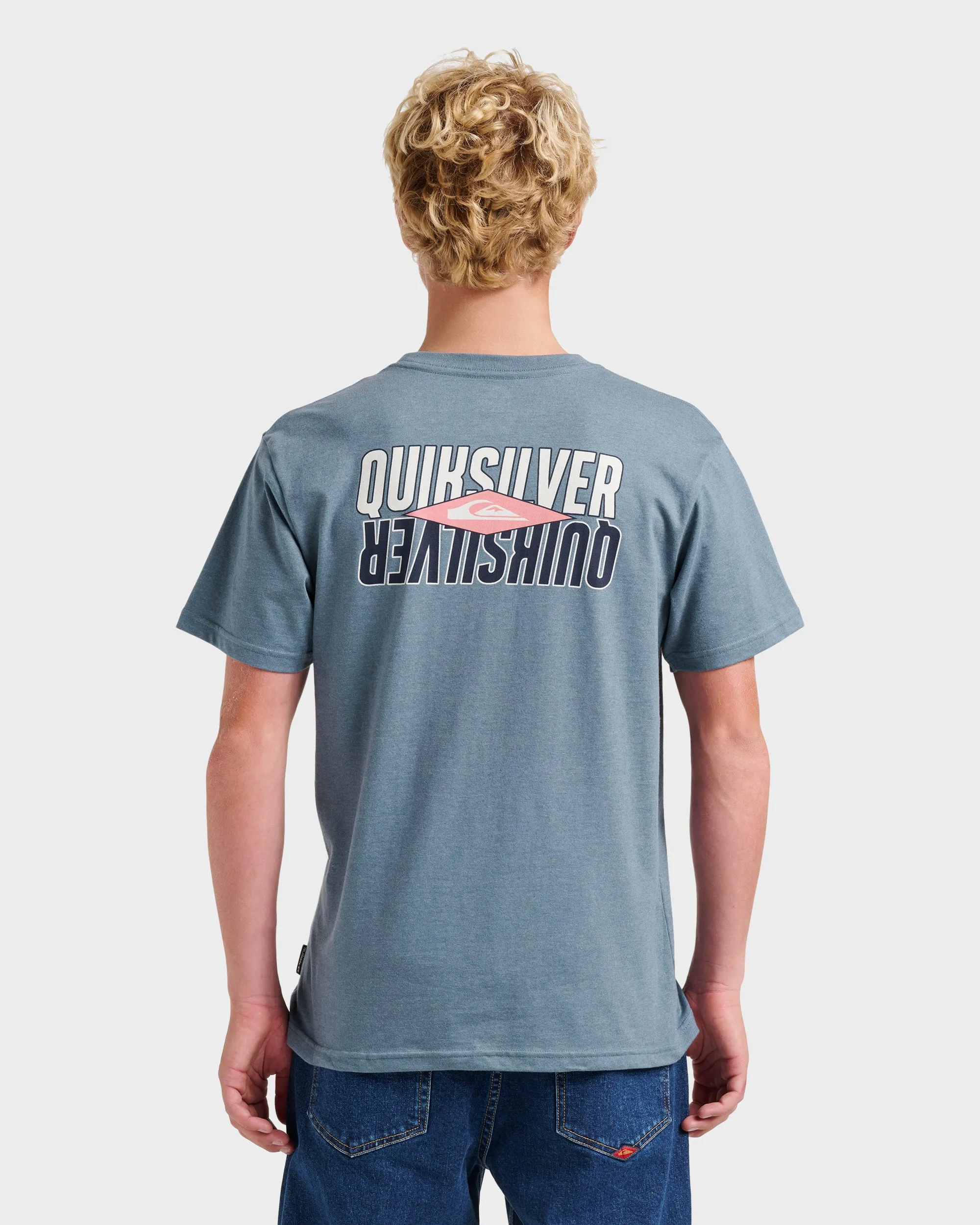 Ride Side Up Classic T-shirt - China Blue Heather sold by Quiksilver product image thumbnail 2