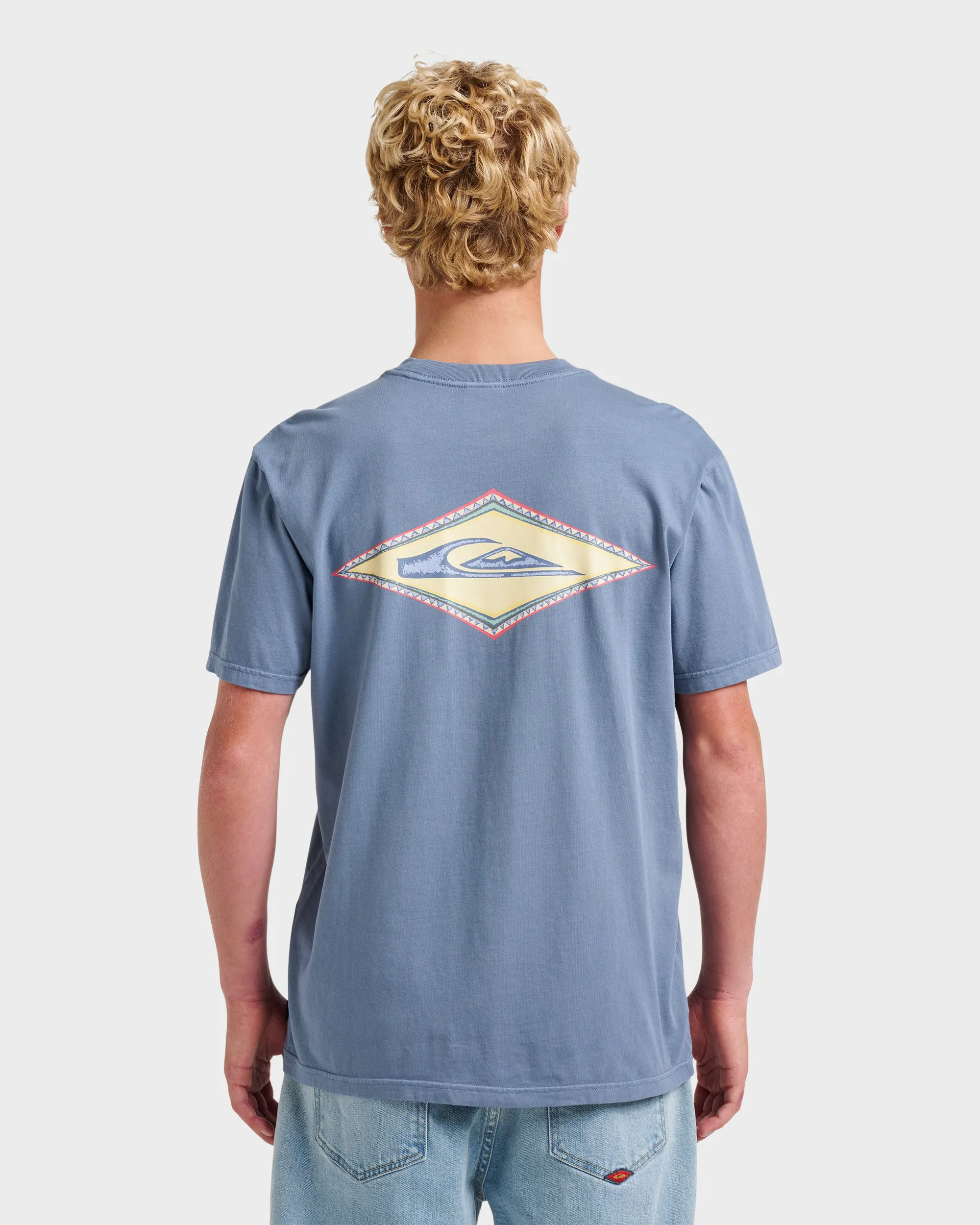 Ruff Stuff Pigment Dye T-Shirt - China Blue sold by Quiksilver product image thumbnail 2