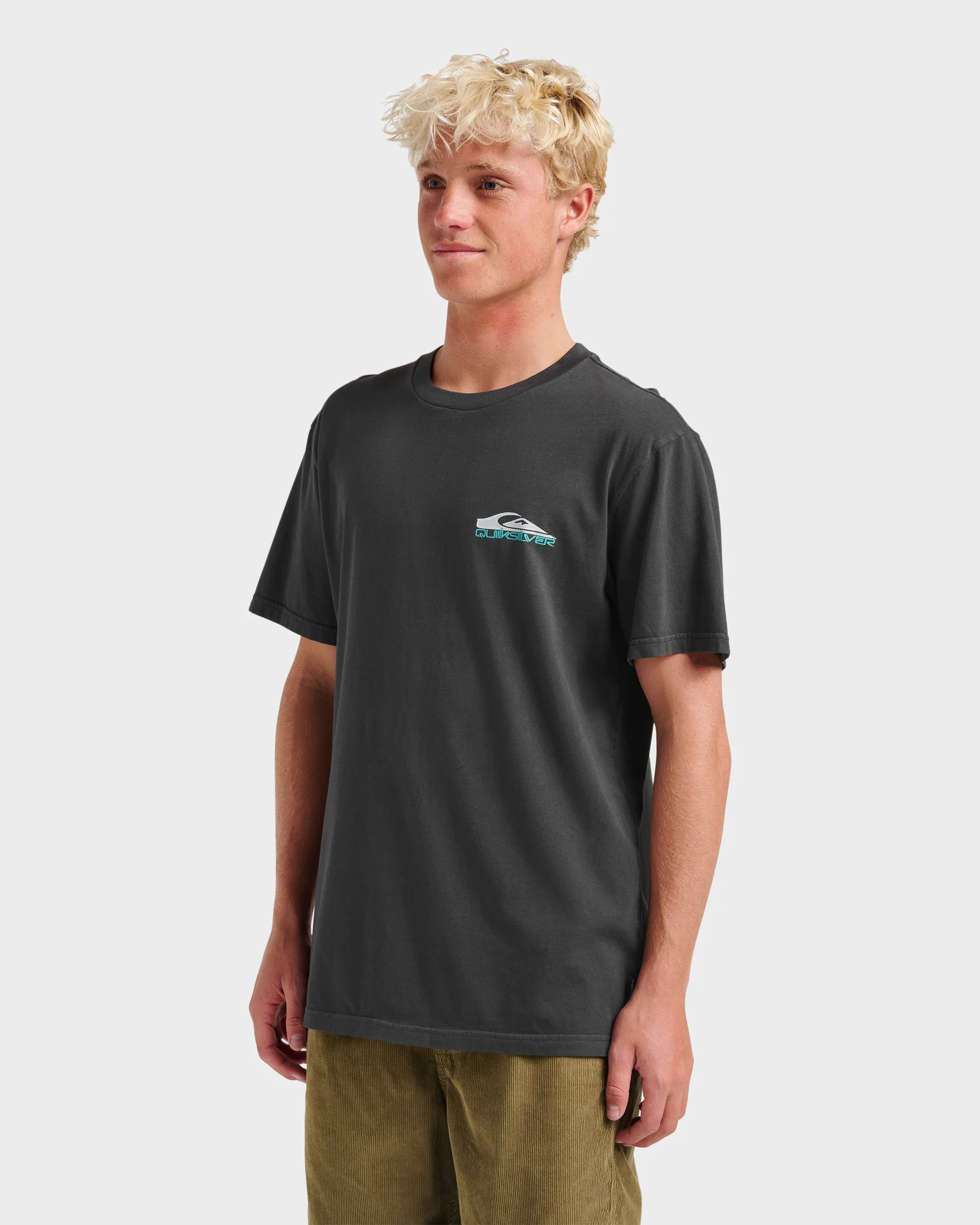 Ruff Stuff Pigment Dye T-Shirt - Phantom sold by Quiksilver product image thumbnail 3