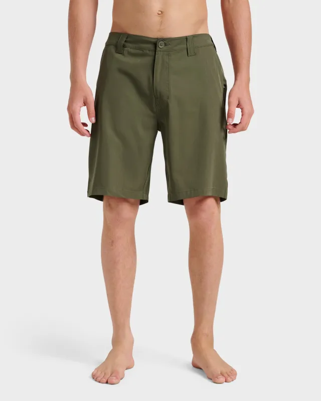 Union Amphibian 20" Hybrid Shorts - Grape Leaf sold by Quiksilver