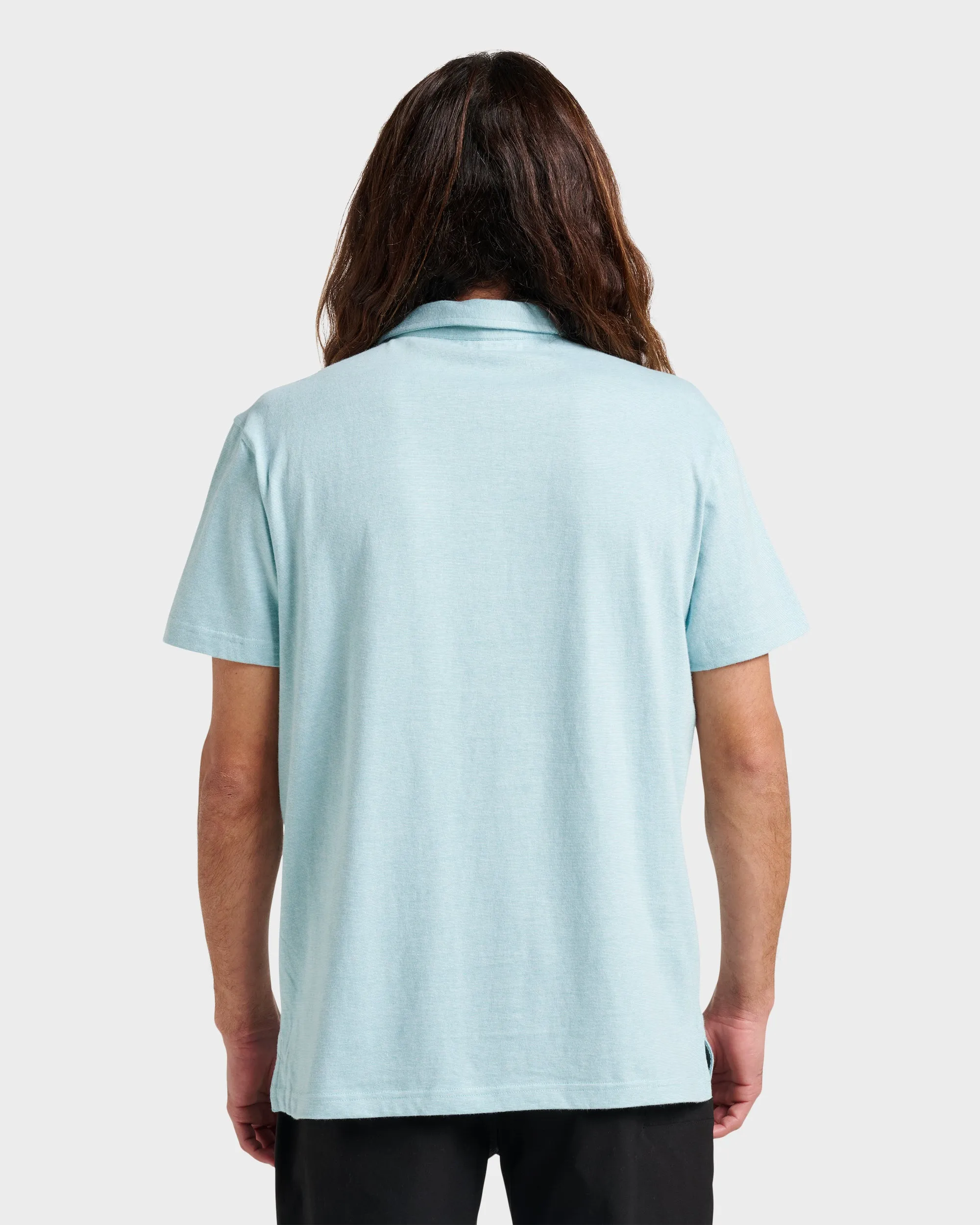 Sunset Cruise Polo Shirt - Dusty Turquoise sold by Quiksilver product image thumbnail 2