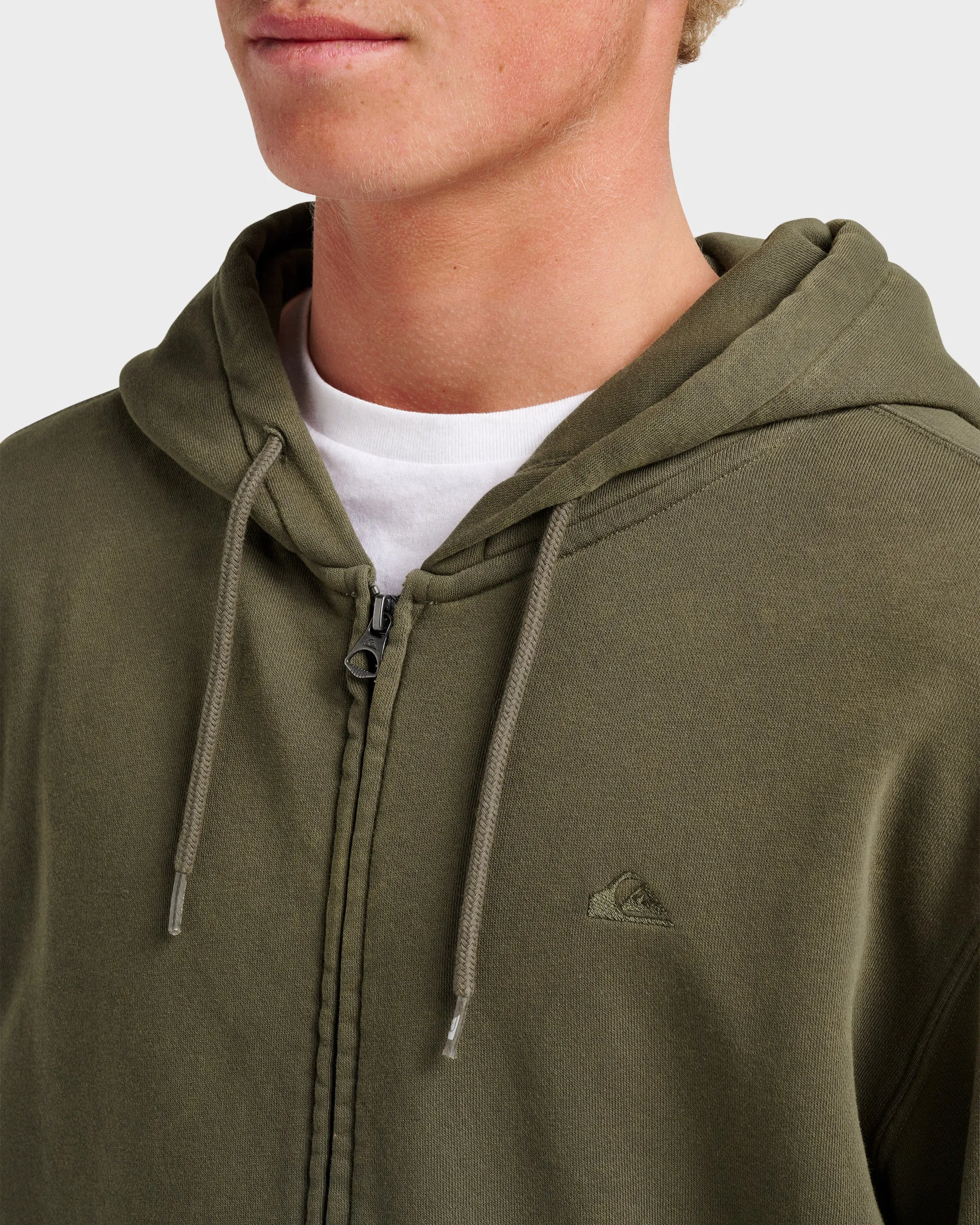 Saltwater Full Zip Hoodie - Grape Leaf sold by Quiksilver product image thumbnail 4