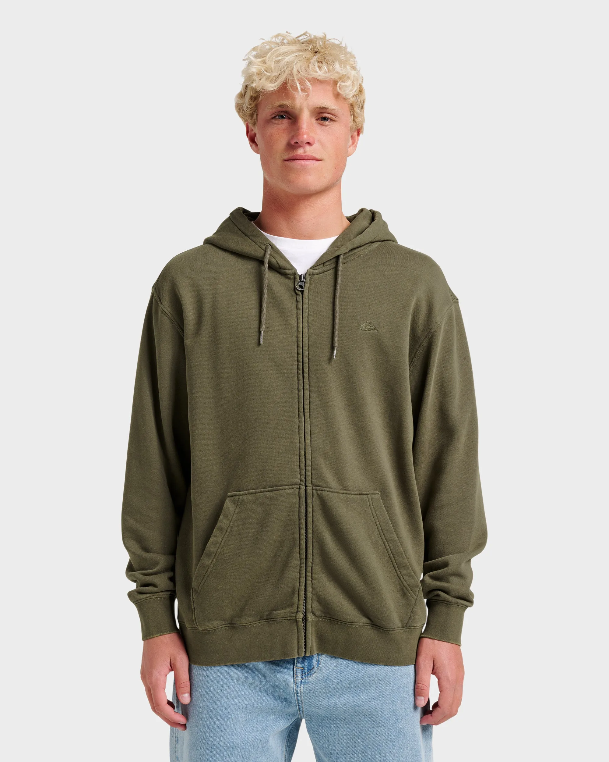 Saltwater Full Zip Hoodie - Grape Leaf sold by Quiksilver