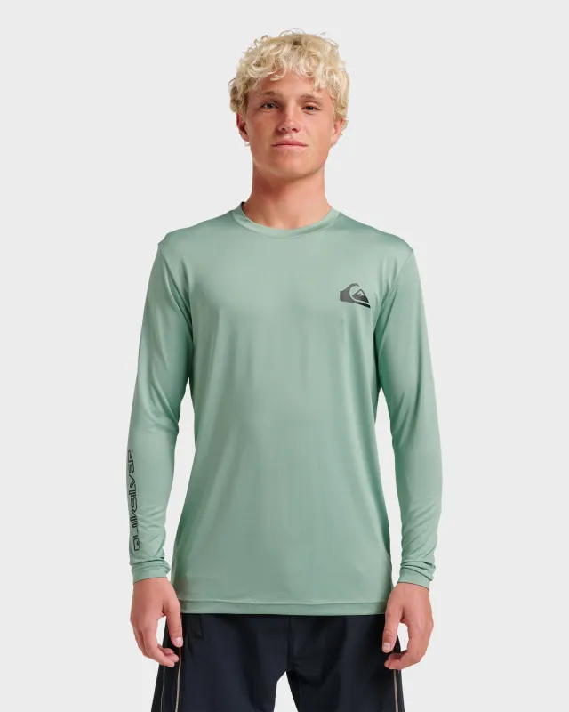 Everyday Long Sleeve Surf Tee - Granite Green sold by Quiksilver