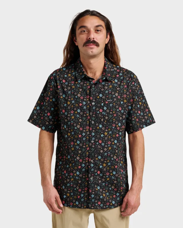 Ditsy Mini Classic Short Sleeve Shirt - Eclipse sold by Quiksilver