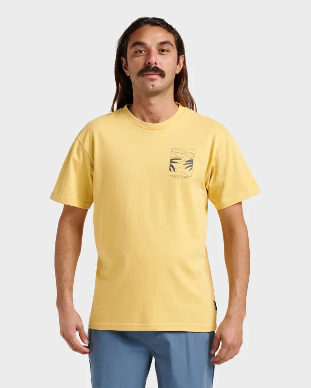 Ca Pch Cruising Classic T-shirt - Rattan Heather sold by Quiksilver